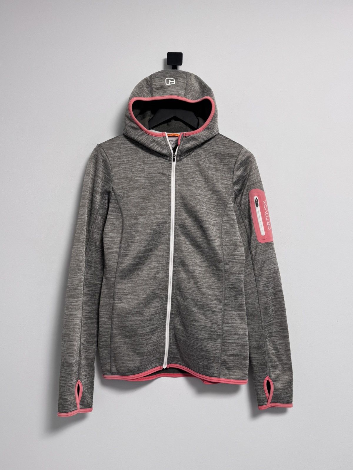 Ortovox Fleece Loden Hoody Wool Zip Up Jacket