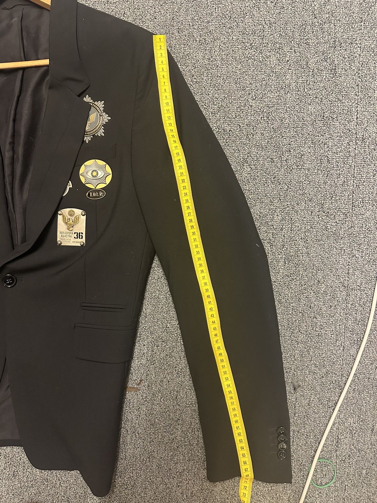 Diesel Black Gold Diesel Black Gold 2014 blazer with metal badges Size 50R - 4 Thumbnail