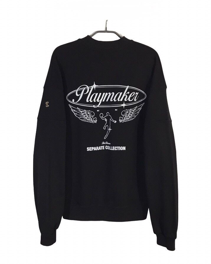 Hypebeast Separate Collection SS24 Playmaker Sweatshirt Men's M Black Size US M / EU 48-50 / 2 - 2 Thumbnail