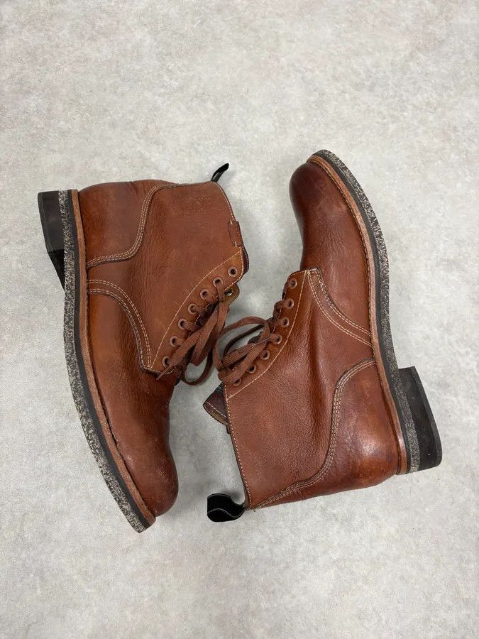 Polo Ralph Lauren Ralph Lauren Brown Leather Army Boots Size US 9 / EU 42 - 6 Thumbnail