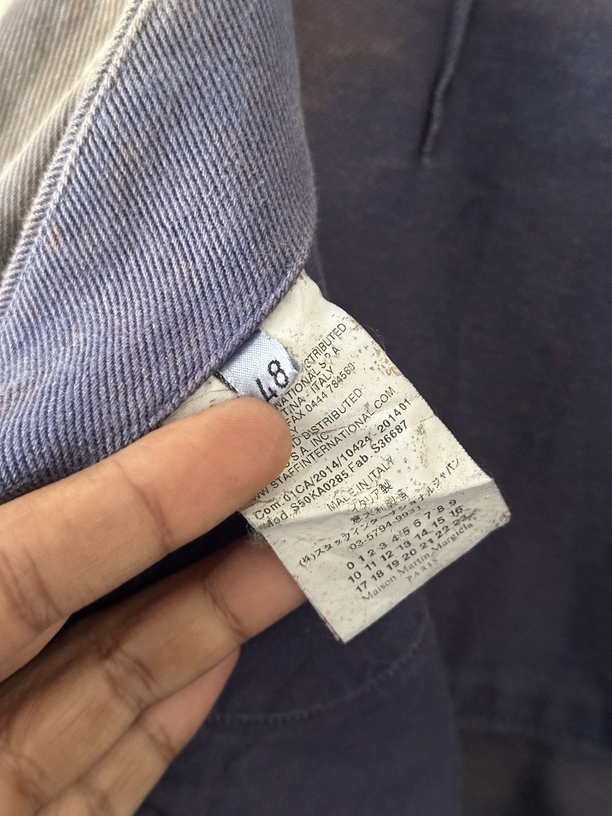 Maison Margiela SS2014 Maison Margiela Blue Sun Faded Pant Size US 32 / EU 48 - 14 Thumbnail