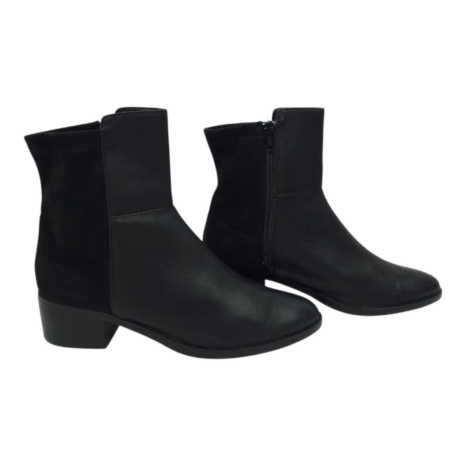 Anthropologie Anthropologie Side Zip Ankle Boots Womens 7.5 M Black Leathe Size US 7.5 / IT 37.5 - 14 Thumbnail