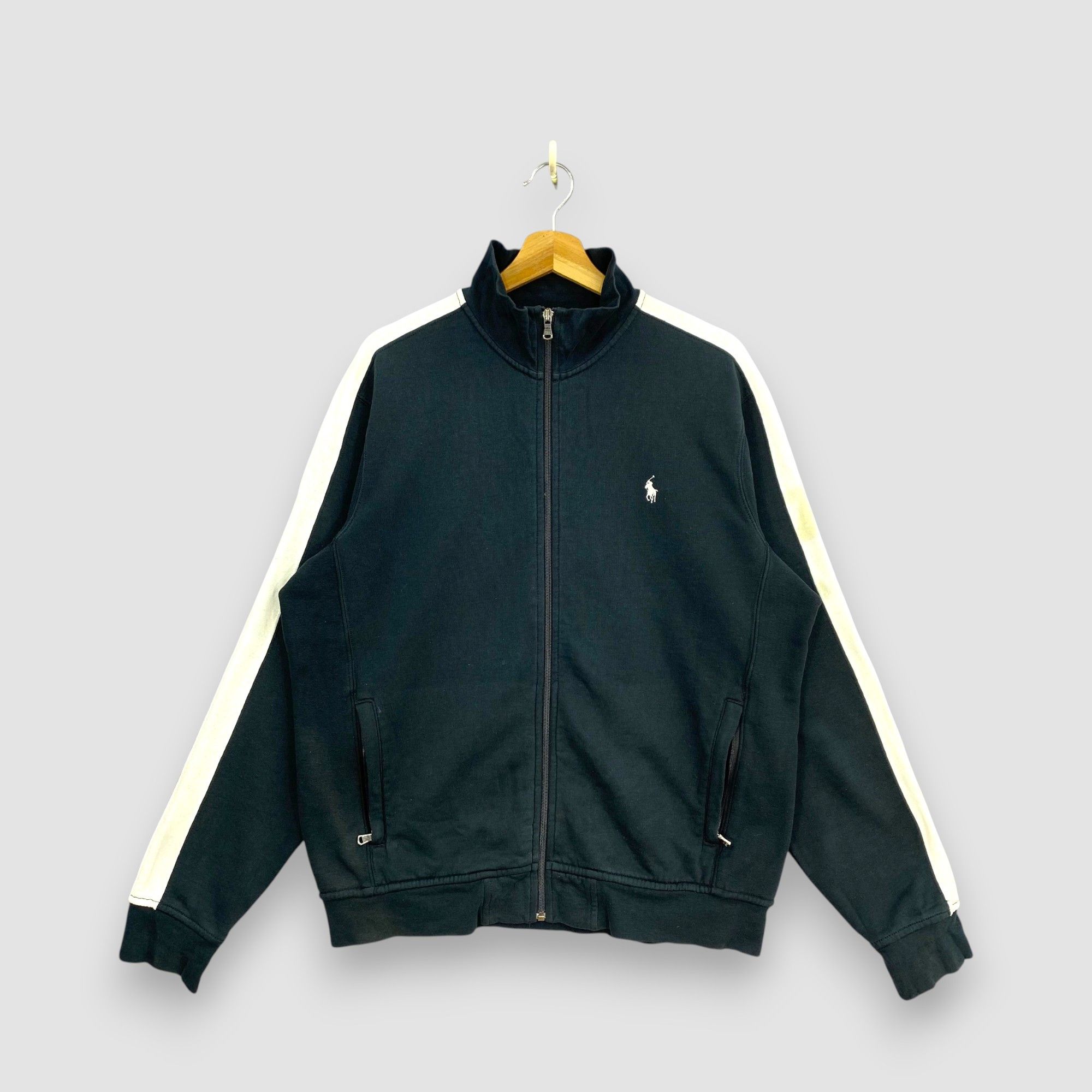 Polo Ralph Lauren Vintage 90s Polo Ralph Lauren Track Jacket Bomber Jumper Size US XL / EU 56 / 4 - 1 Thumbnail