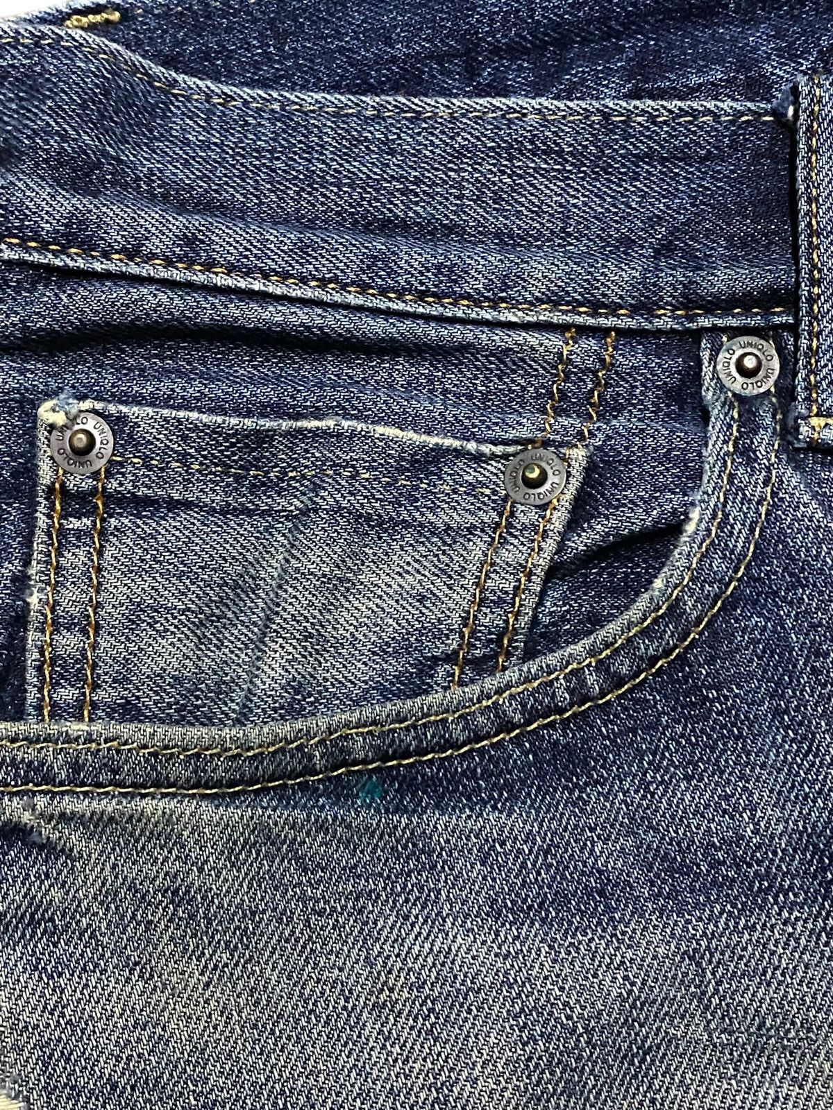 Japanese Brand Vintage Japanese Brand Uniqlo Selvedge Distressed Jeans Size US 34 / EU 50 - 10 Thumbnail