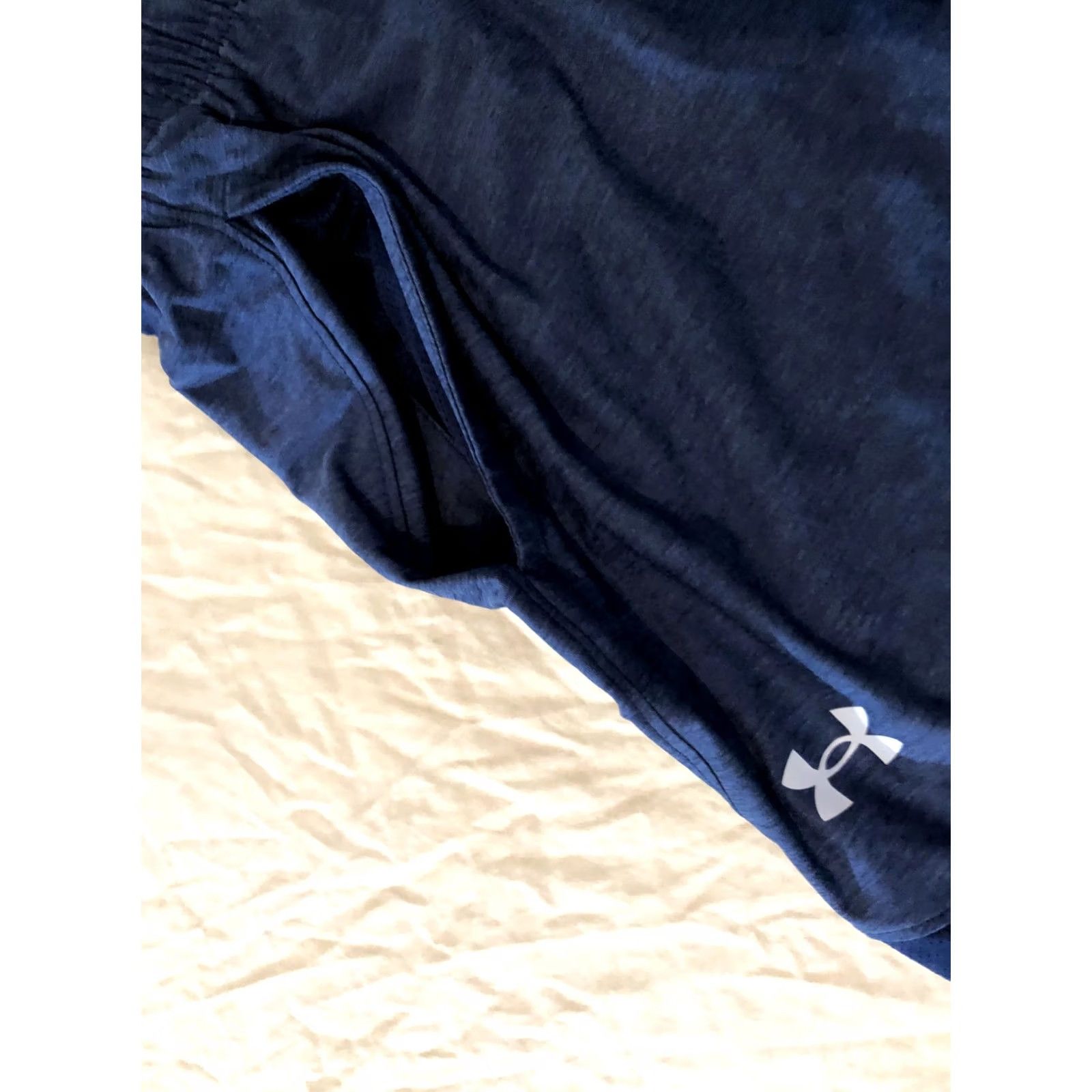 Under Armour Under Armour Mens Shorts Medium Navy Blue Athletic Gym Workout Size US 31 - 3 Thumbnail
