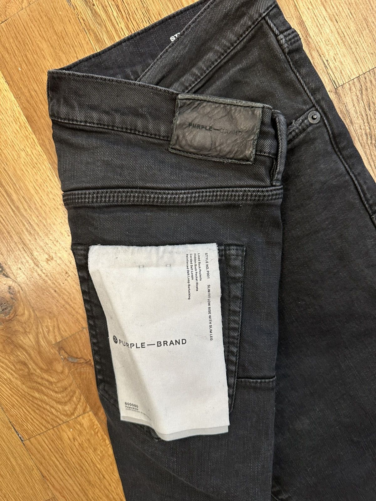 Purple Brand Purple Brand Plain Black Denim Jeans Size 32 Size US 32 / EU 48 - 4 Thumbnail