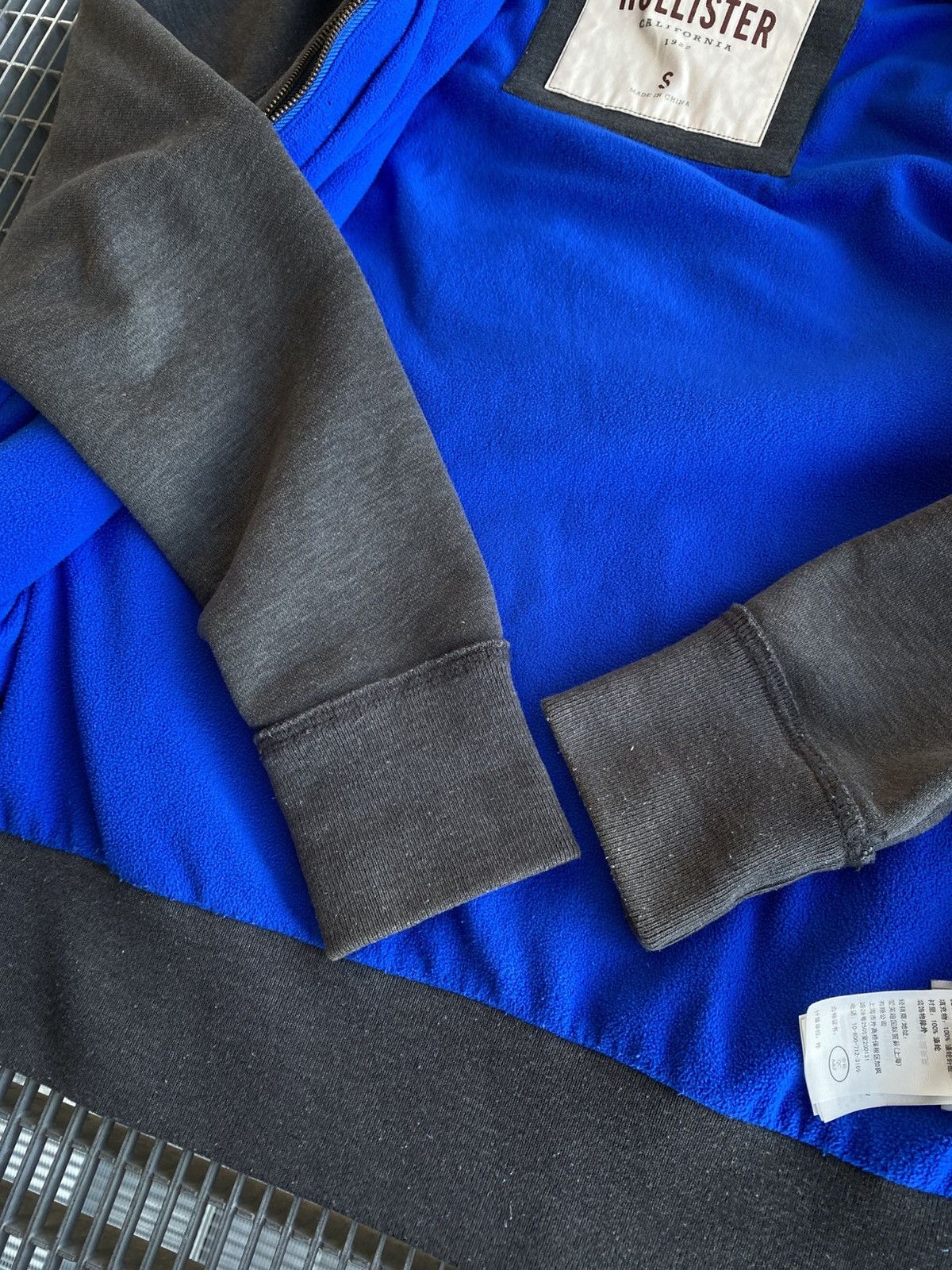 Streetwear Hollister Y2K Fur Double Zip Hoodie Sweaters Knitwear