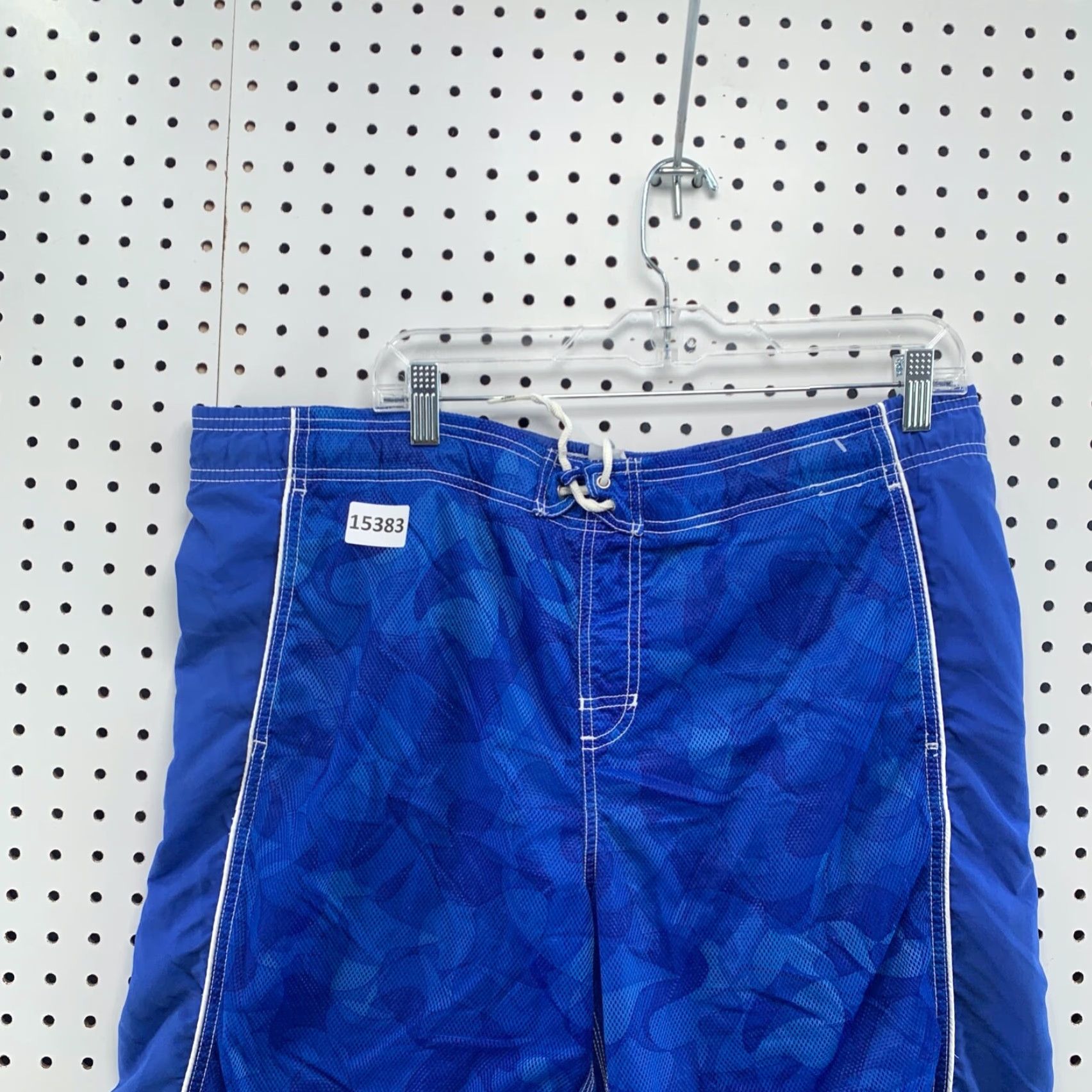 Nike VINTAGE Nike Swim Trunks Board Shorts Blue Embroidered Swoosh 38X9 Men Size US 38 / EU 54 - 2 Thumbnail