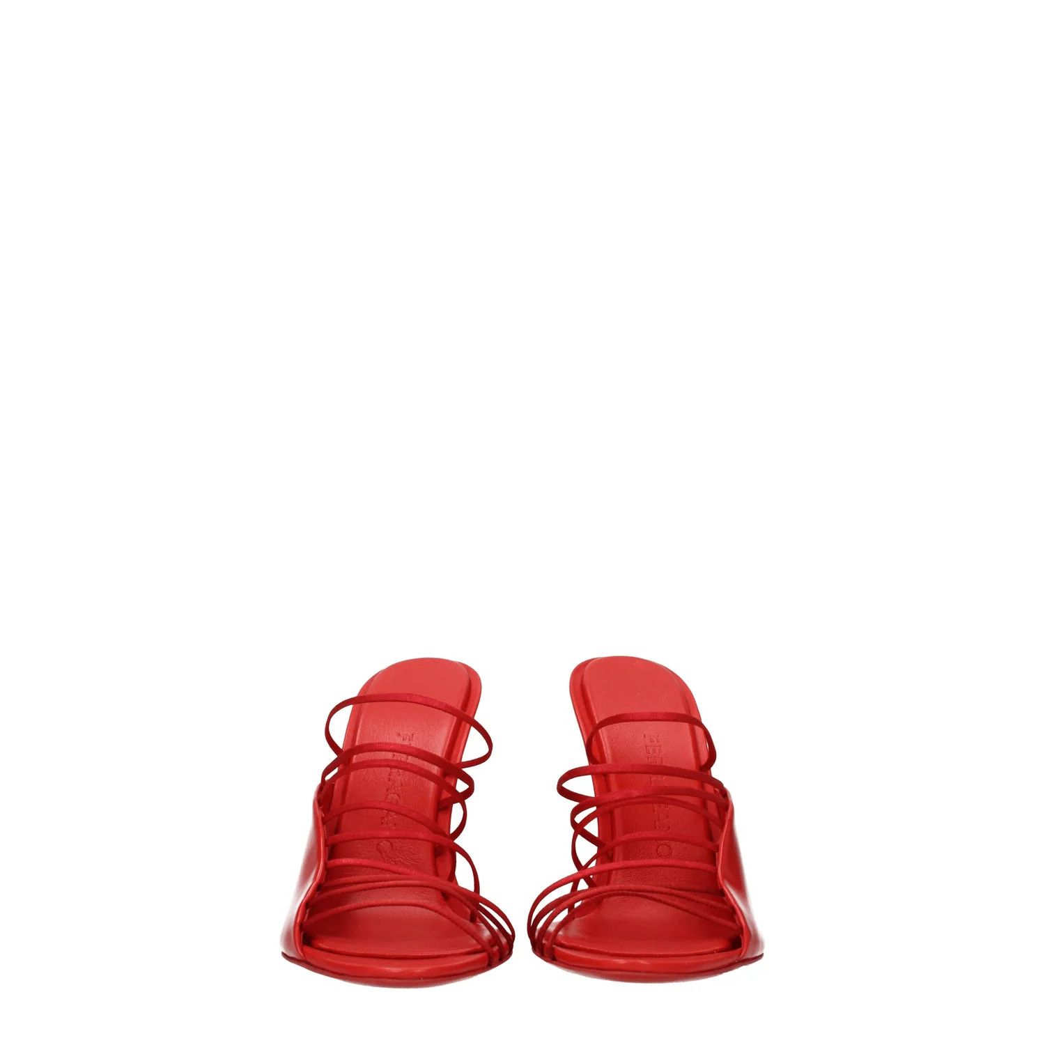 Salvatore Ferragamo ob1o1e1224 Leather Sandals in Red Size US 6 / IT 36 - 3 Thumbnail