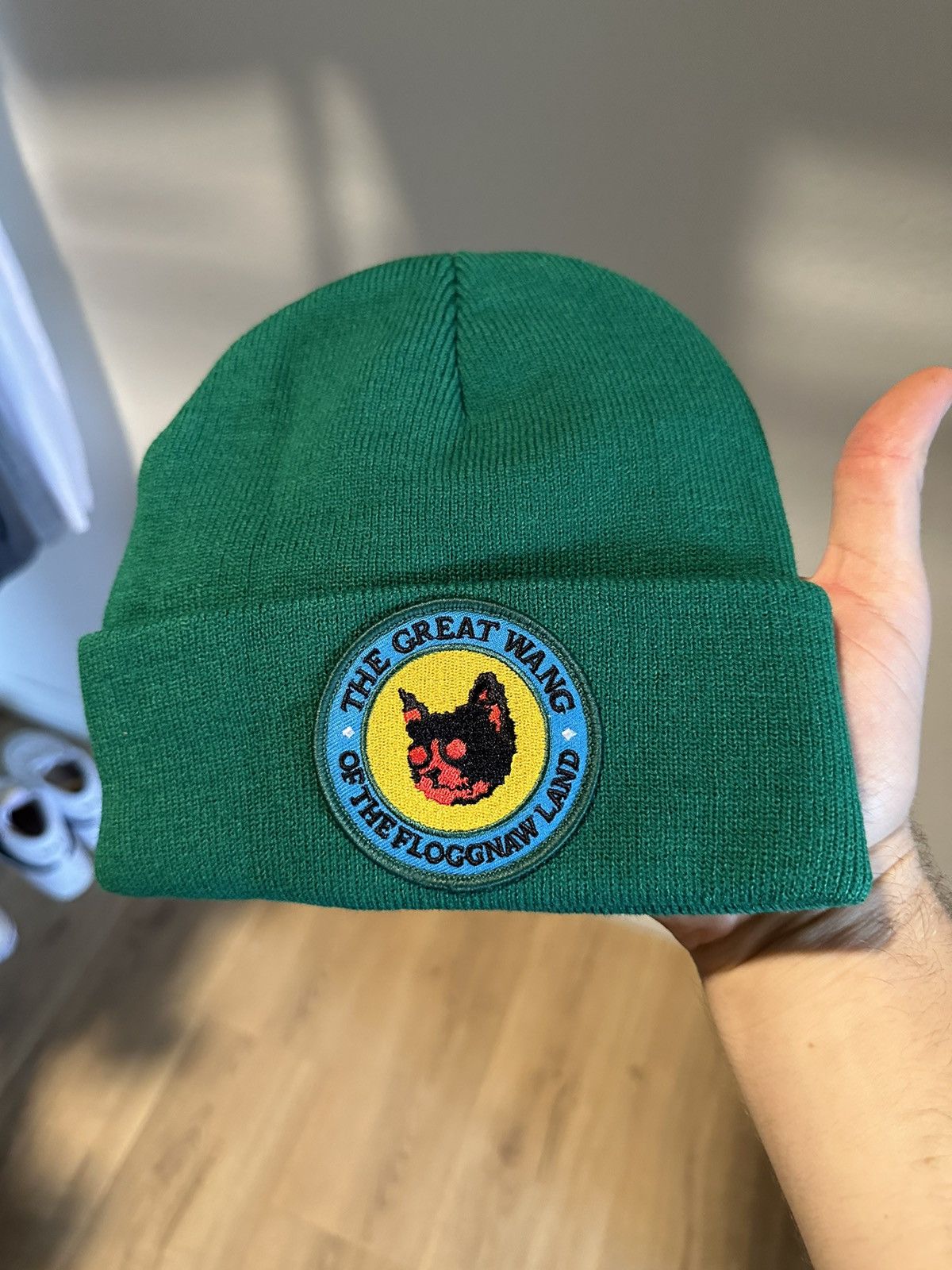 Golf Wang Great wang Beanie (wolf 10 year) | Grailed