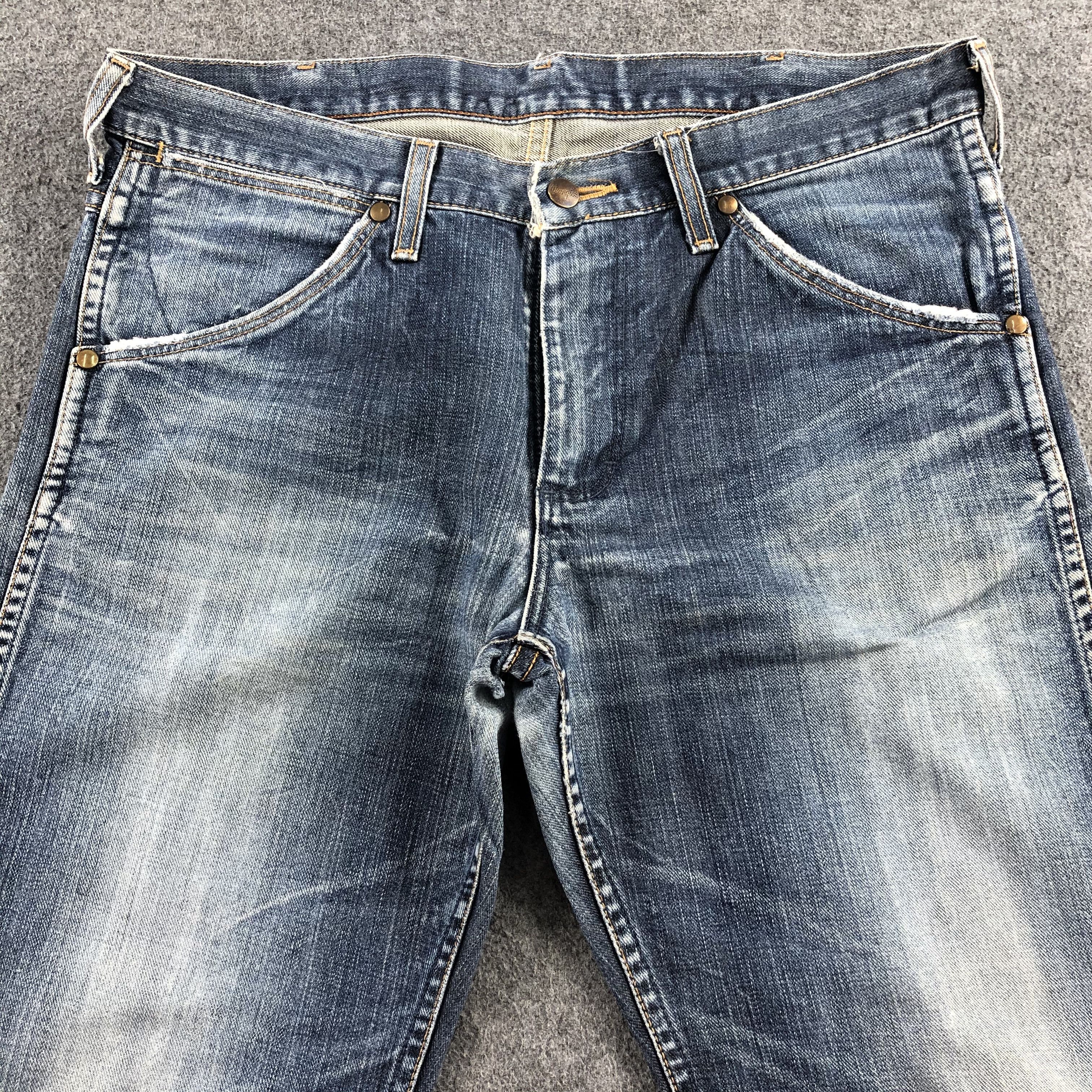 Vintage Vintage Blue Wash Wrangler Jeans-J1891 Size US 35 - 3 Thumbnail