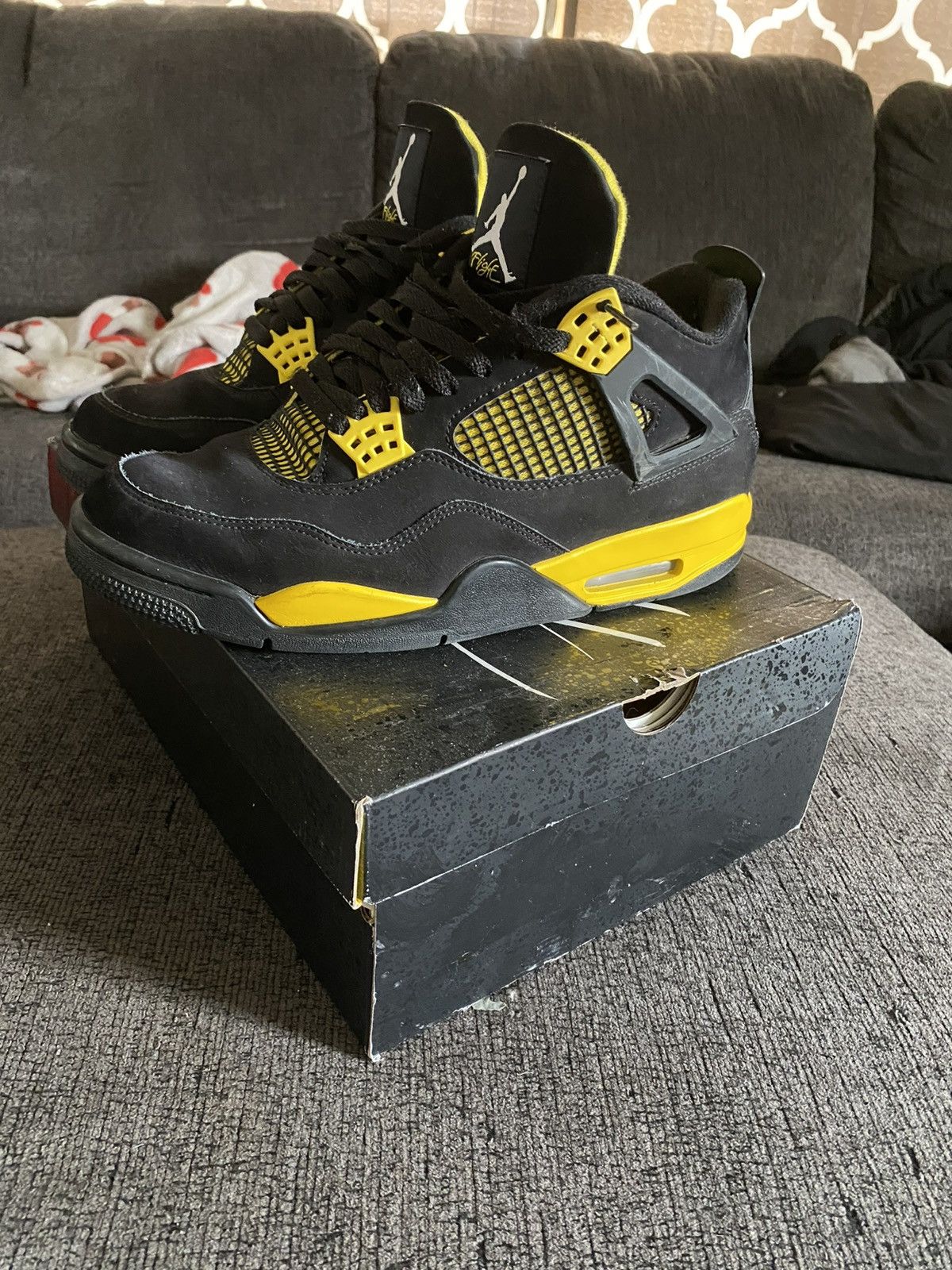 Jordan Brand Jordan 4 Thunder Size US 10.5 / EU 43-44 - 8 Thumbnail