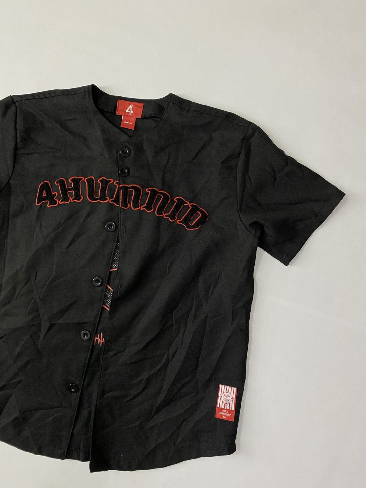4HUNNID 4 HUNNID BASEBALL JERSEY. Size US S / EU 44-46 / 1 - 6 Thumbnail