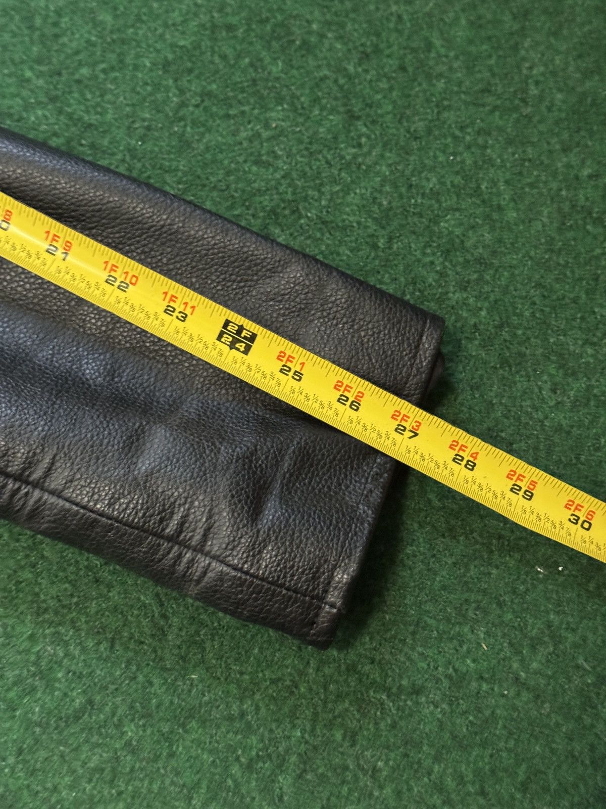 Genuine Leather Vintage 90s Genuine Leather Black Full Zip Biker Jacket Size US XL / EU 56 / 4 - 9 Thumbnail