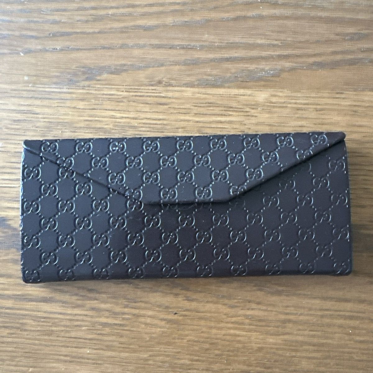 Gucci GUCCI Collapsible Triangular Leather SUNGLASS Case ONLY Size ONE SIZE - 13 Thumbnail