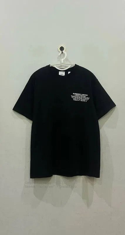Burberry Burberry Black Cotton Men's T. Size US S / EU 44-46 / 1 - 1 Thumbnail
