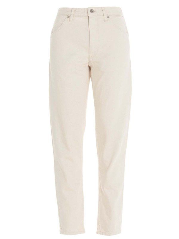 Jil Sander o1y1025 Denim Pant in Ivory Size 29" - 1 Thumbnail