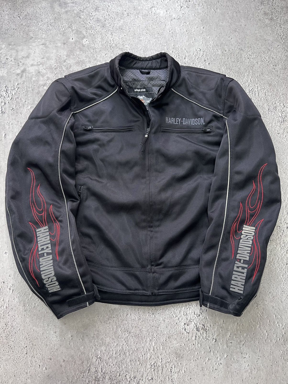 Harley Davidson VINTAGE GLAME EAGLE MESH HARLEY DAVIDSON JACKET MOTO RACING Size US XL / EU 56 / 4 - 1 Thumbnail