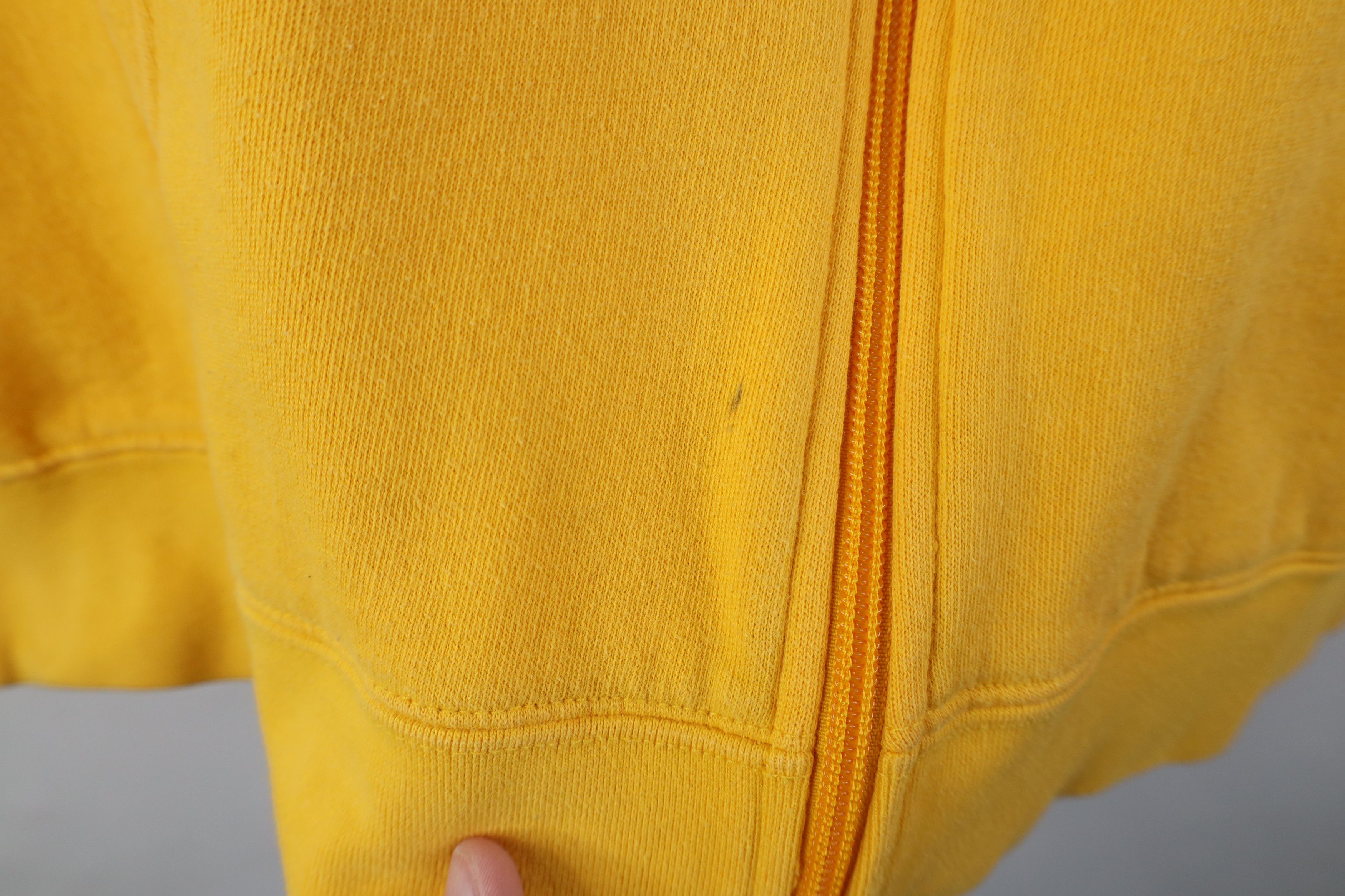 Nike Vintage Y2K Nike Scott Mini Swoosh Full Zip Hoodie Yellow Size XL / US 12-14 / IT 48-50 - 6 Thumbnail