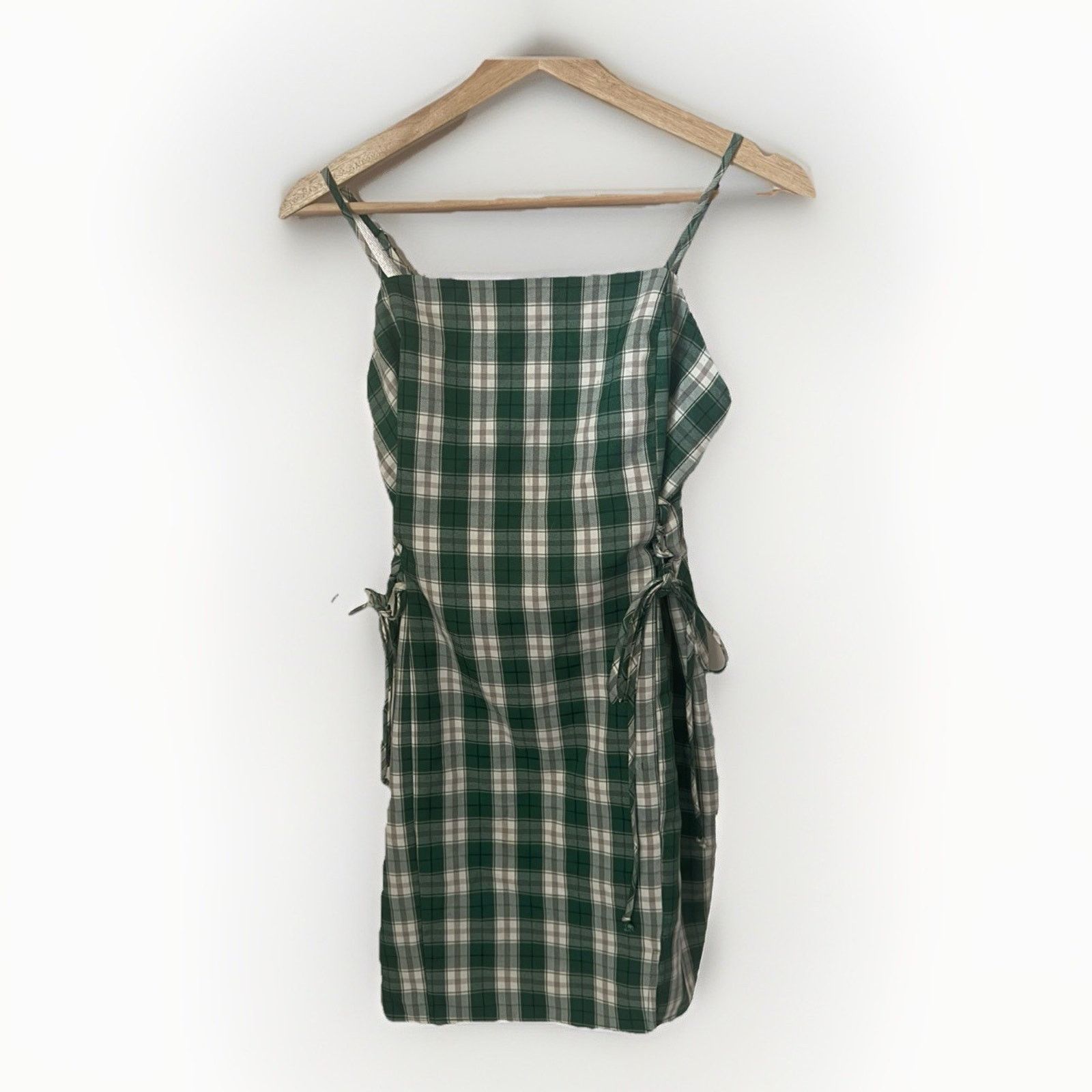 Other Y2K Plaid Lace up Slit School Girl Sexy Mini Clueless Dress Size M / US 6-8 / IT 42-44 - 1 Thumbnail