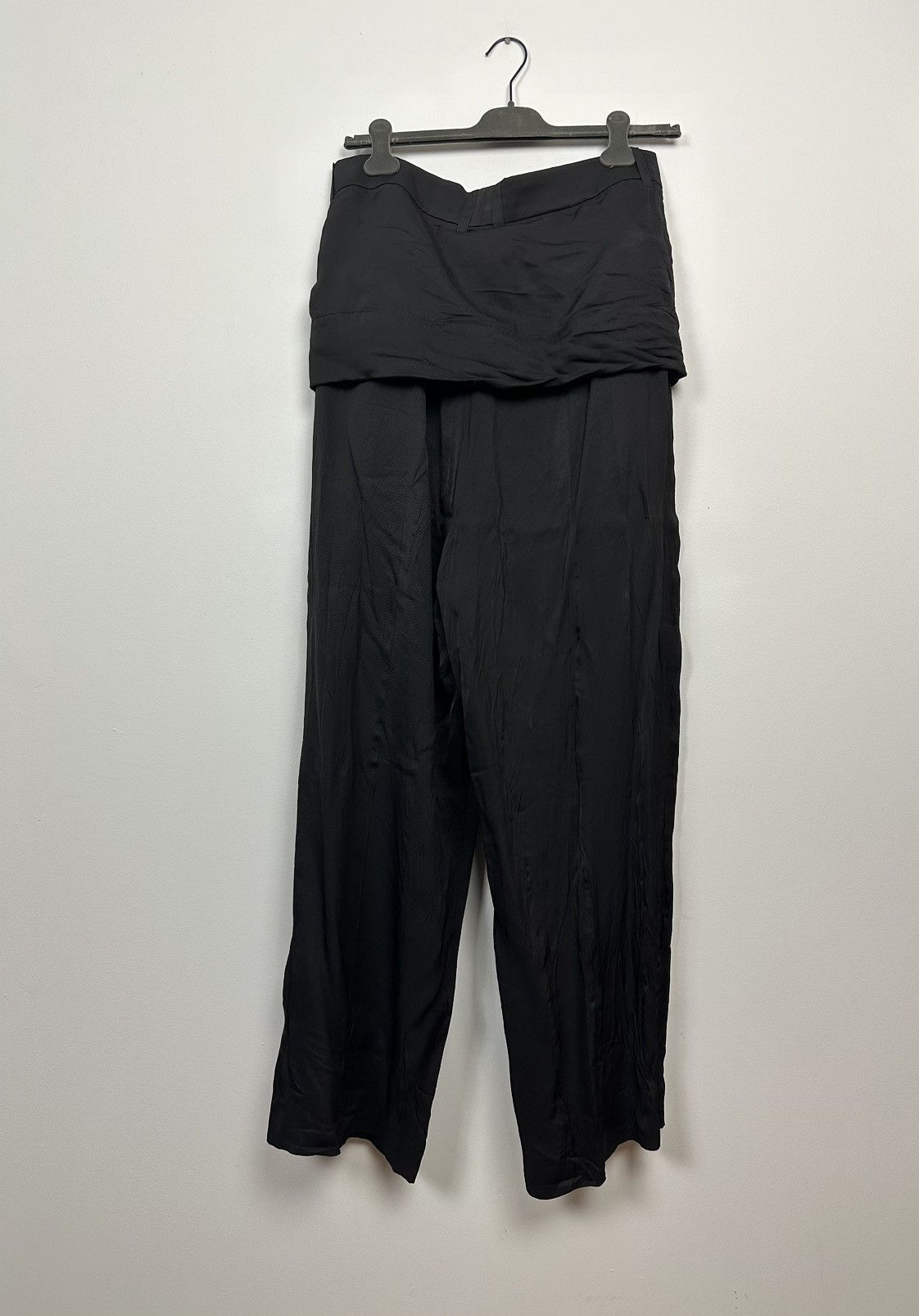 Balenciaga Wide Leg Fluid Trousers Size US 36 / EU 52 - 4 Thumbnail
