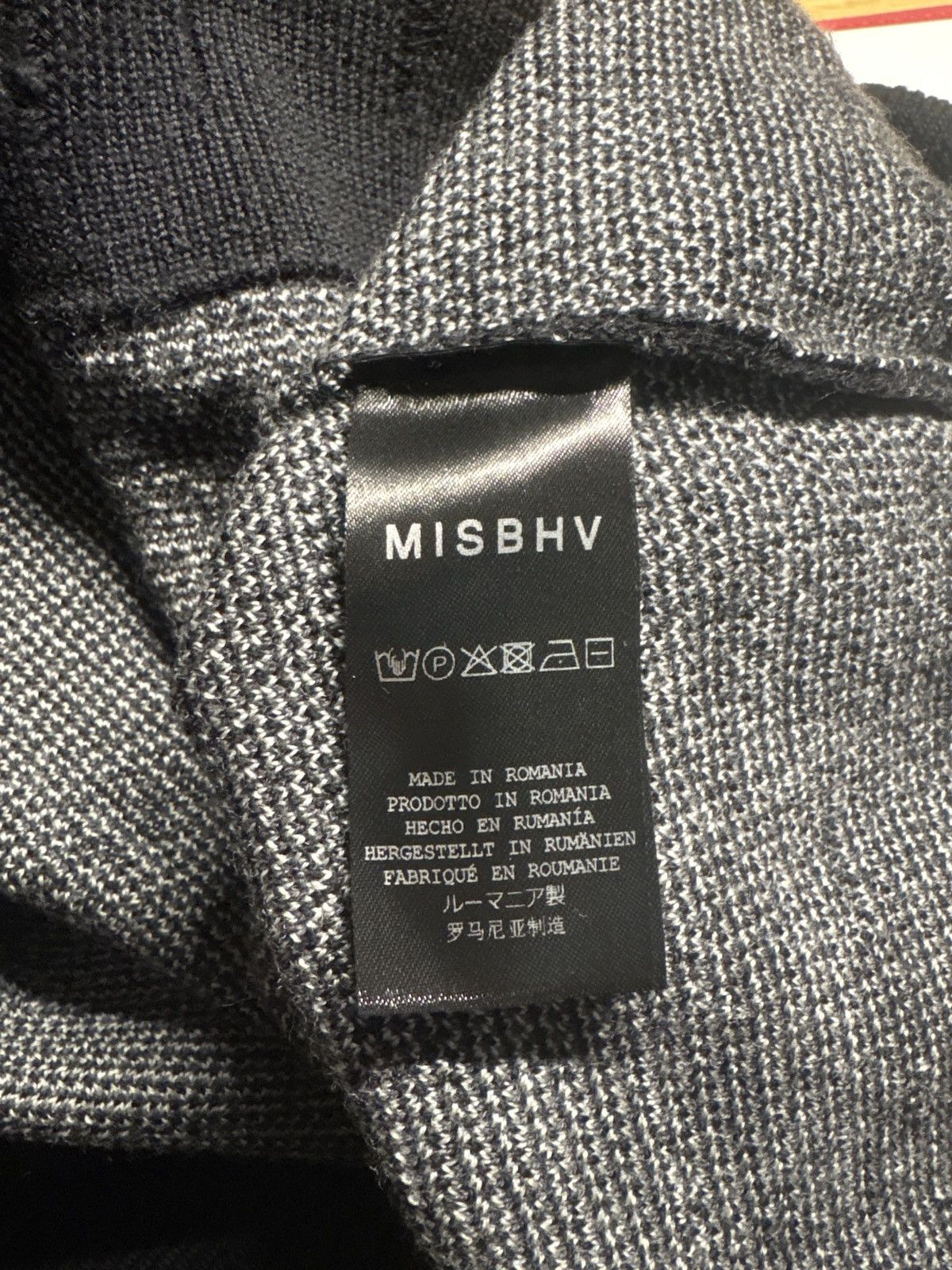 Misbhv MISBHV Raver Knit Sweater Sweatshirt Size US L / EU 52-54 / 3 - 4 Thumbnail