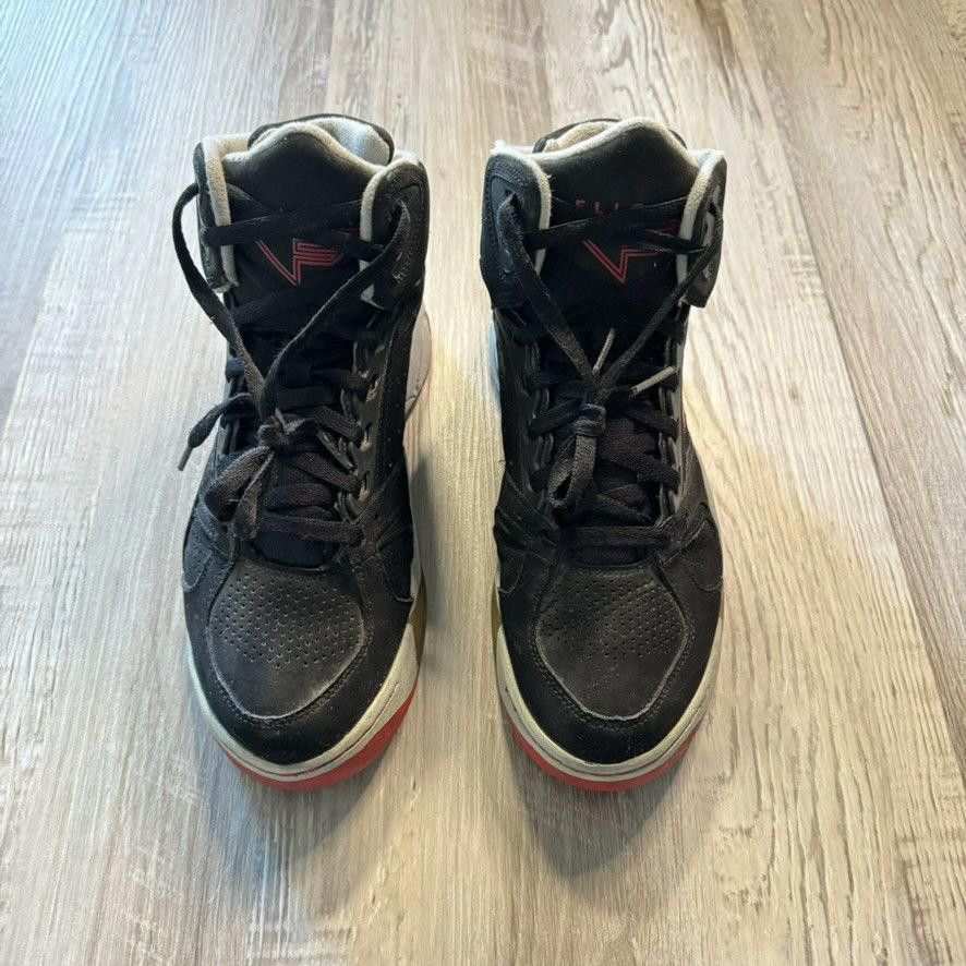 Nike NIKE • Air Flight Lite High "2014 Black/Red" (9.5M) Size US 9.5 / EU 42-43 - 4 Thumbnail