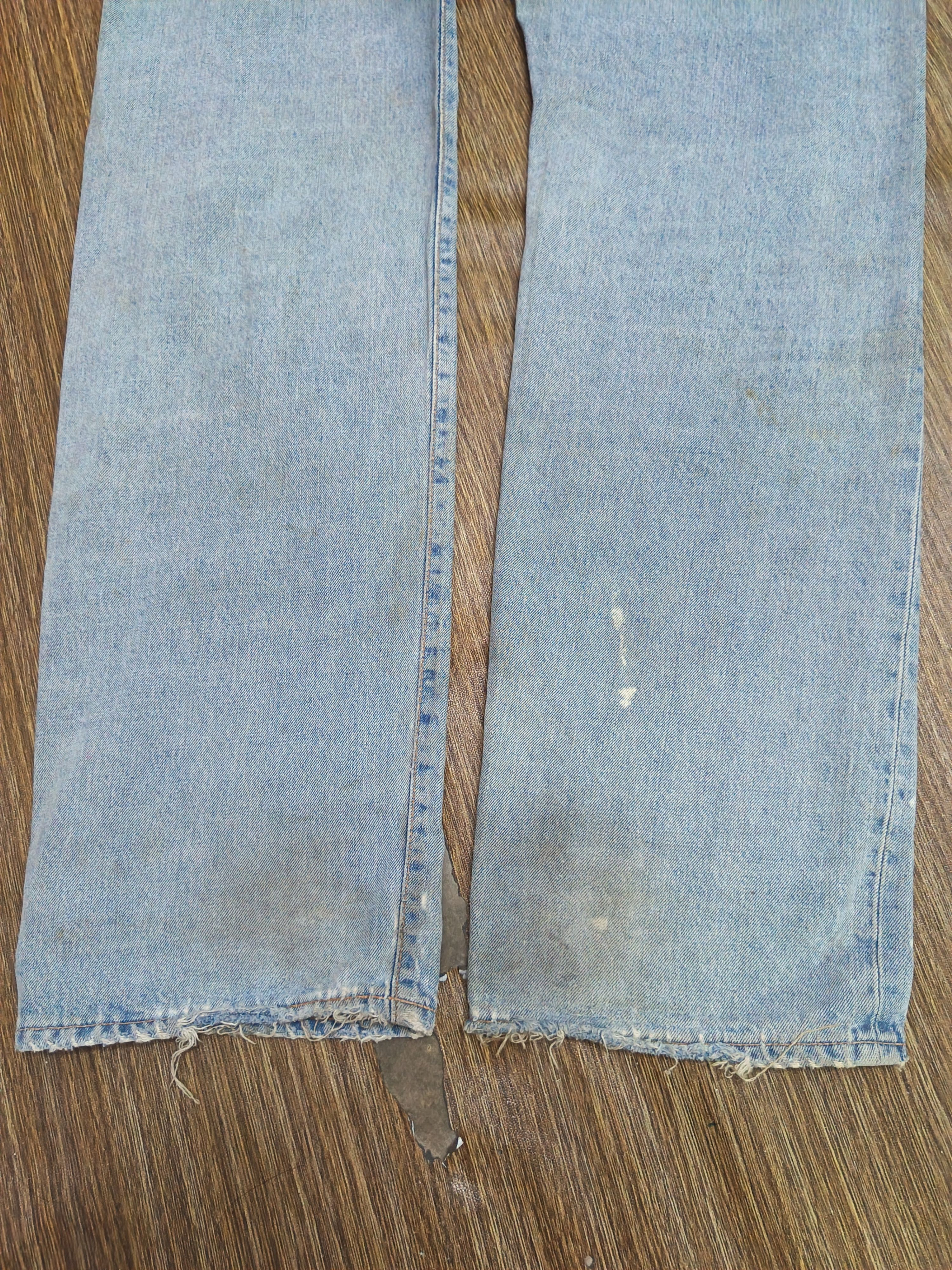 Edwin Vintage stain faded edwin 505x selvedge Size US 33 - 17 Thumbnail