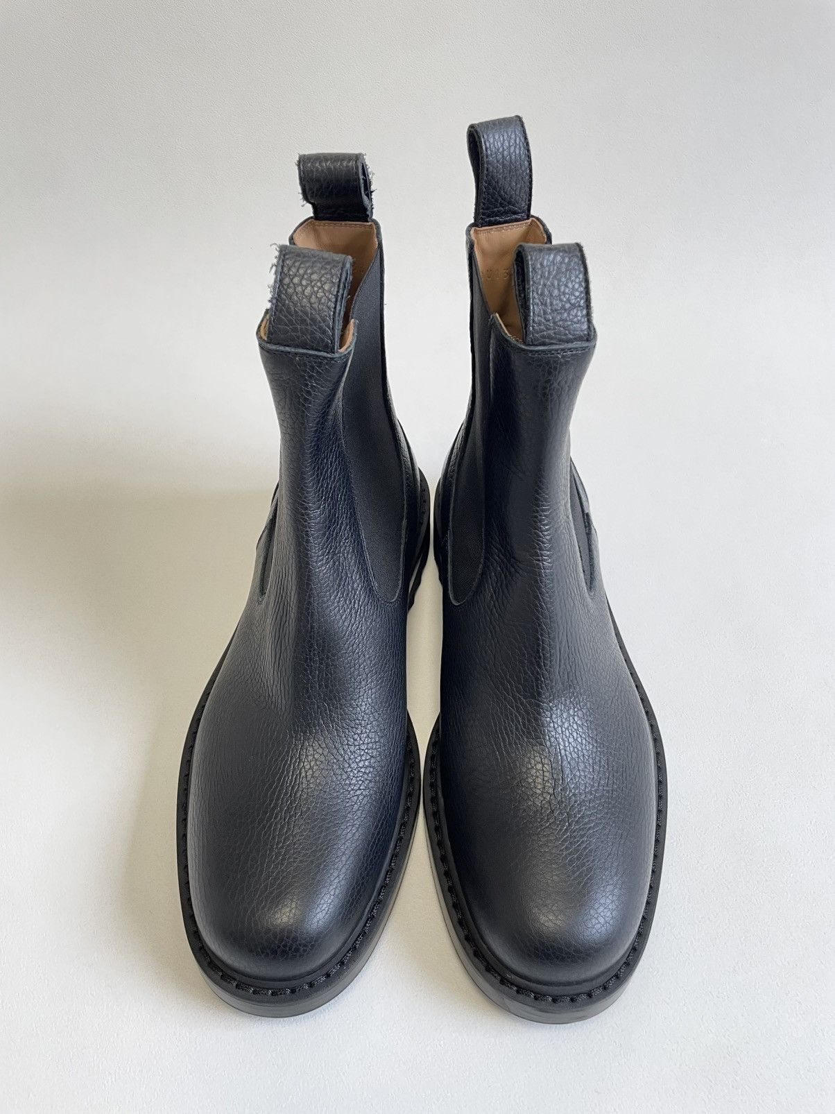 Dries Van Noten Black Tumbled Leather Boots Size US 9 / EU 42 - 7 Thumbnail