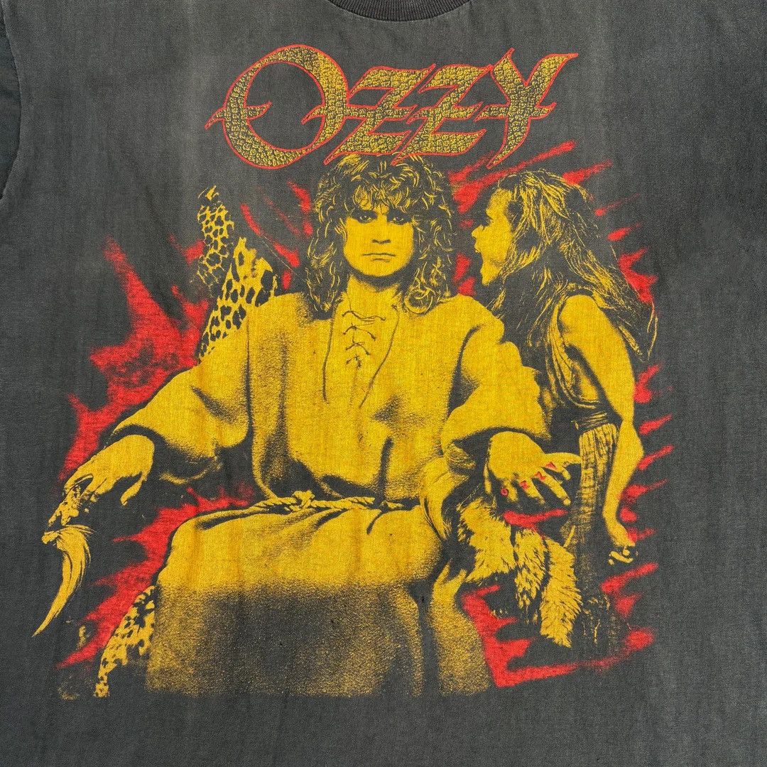 Ozzy Osbourne Ozzy Osbourne 1988 88 80s Vintage Rest Wicked Tour T-Shirt Size US XL / EU 56 / 4 - 3 Thumbnail