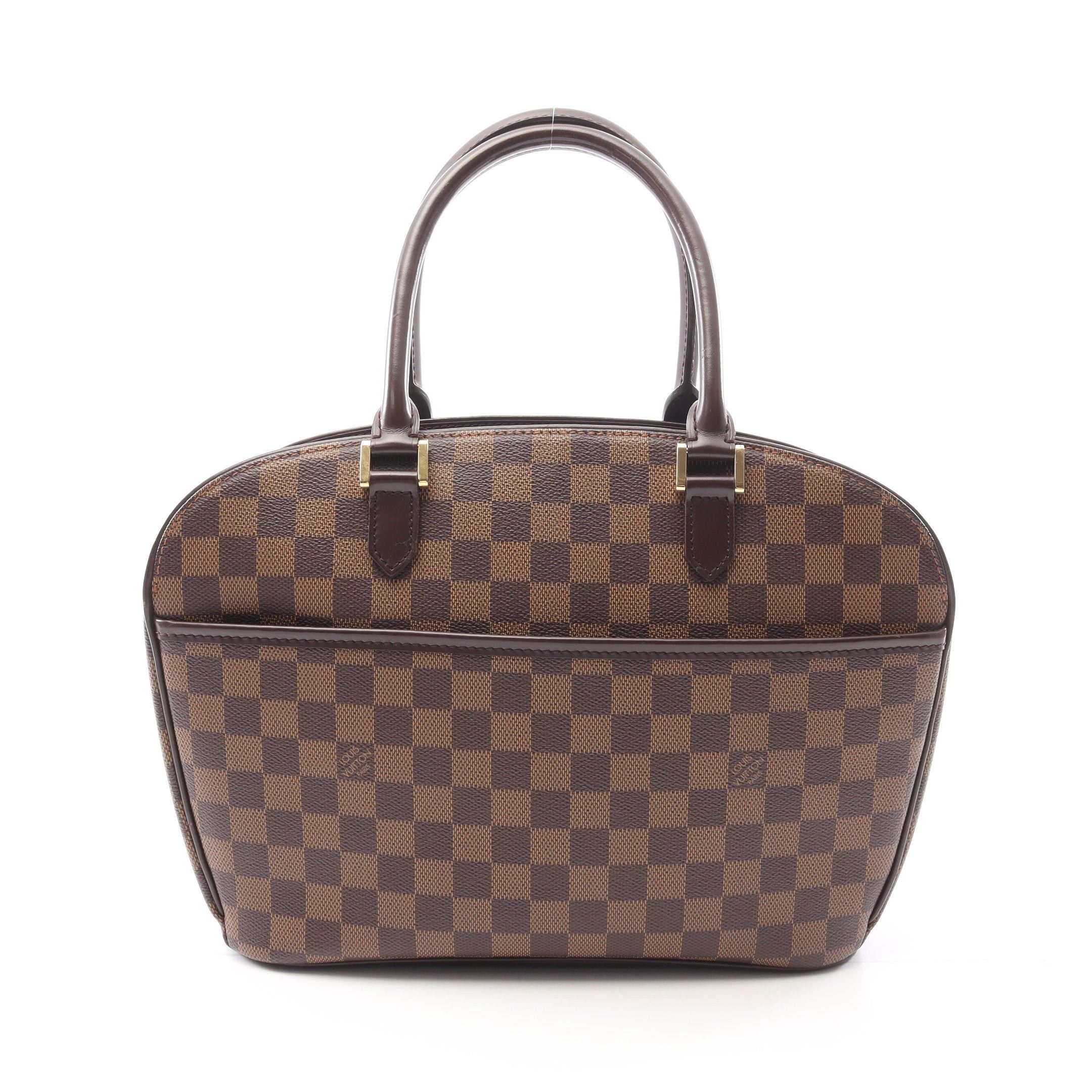 Louis Vuitton Louis Vuitton Saria Horizontal Damier Ebene Handbag Leather Brown Size ONE SIZE - 1 Thumbnail