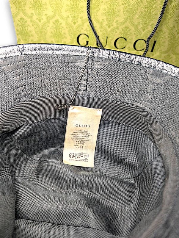 Gucci Black Gucci Jumbo GG Canvas Bucket Hat | Size XL Size ONE SIZE - 7 Thumbnail