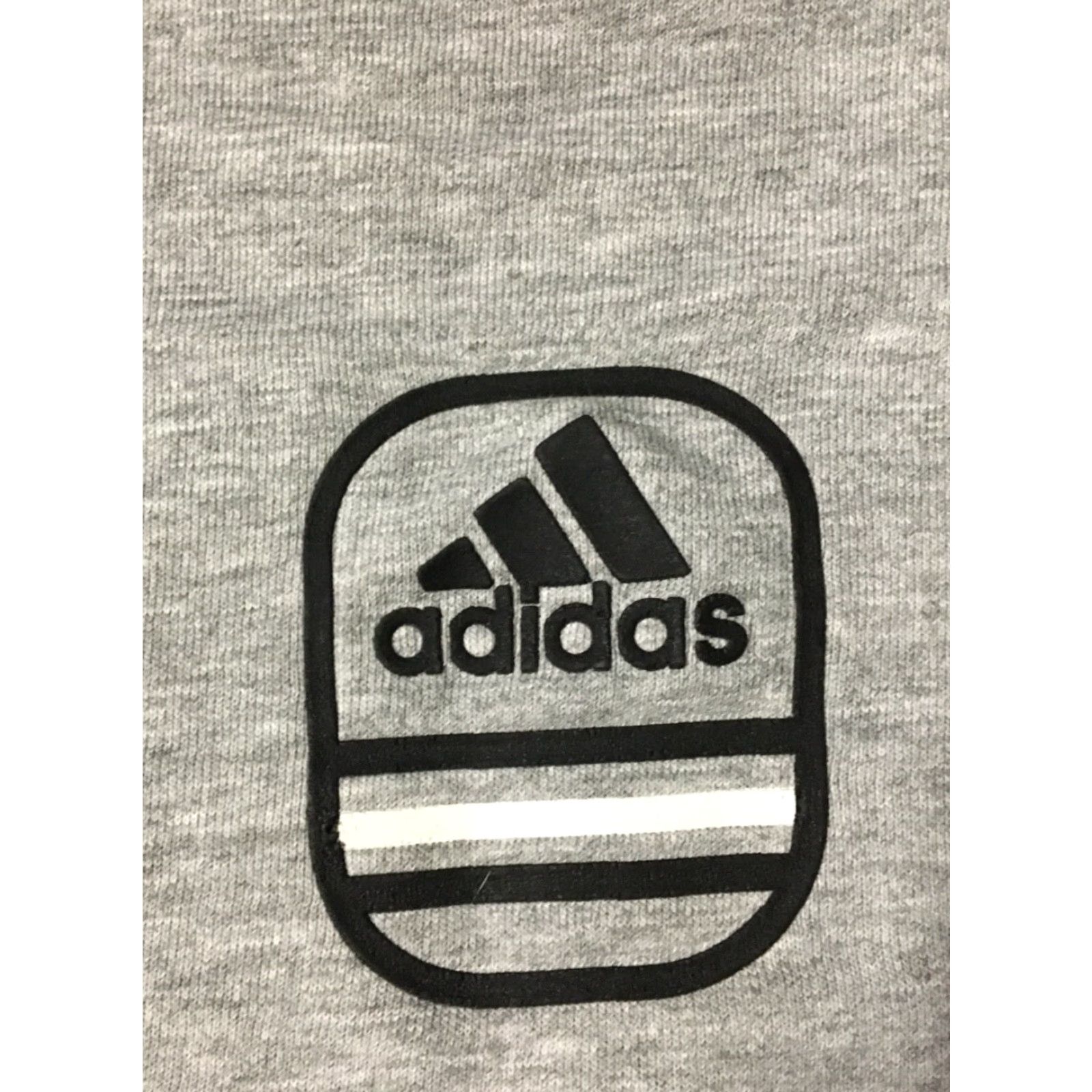 Adidas VINTAGE Adidas Hoodie Mens M Gray 90s Grunge Distressed Boxy Sweatshirt Center Logo USA Punk Surf Skate Football Basketball Beach Retro Size US M / EU 48-50 / 2 - 2 Thumbnail