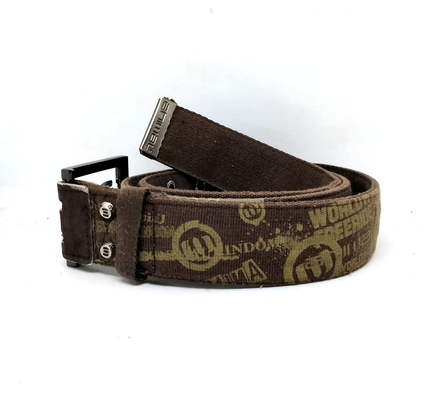 Other Animal Canvas Belt, Coyote Brown, Size aprox 32/34 Size 32 - 8 Thumbnail