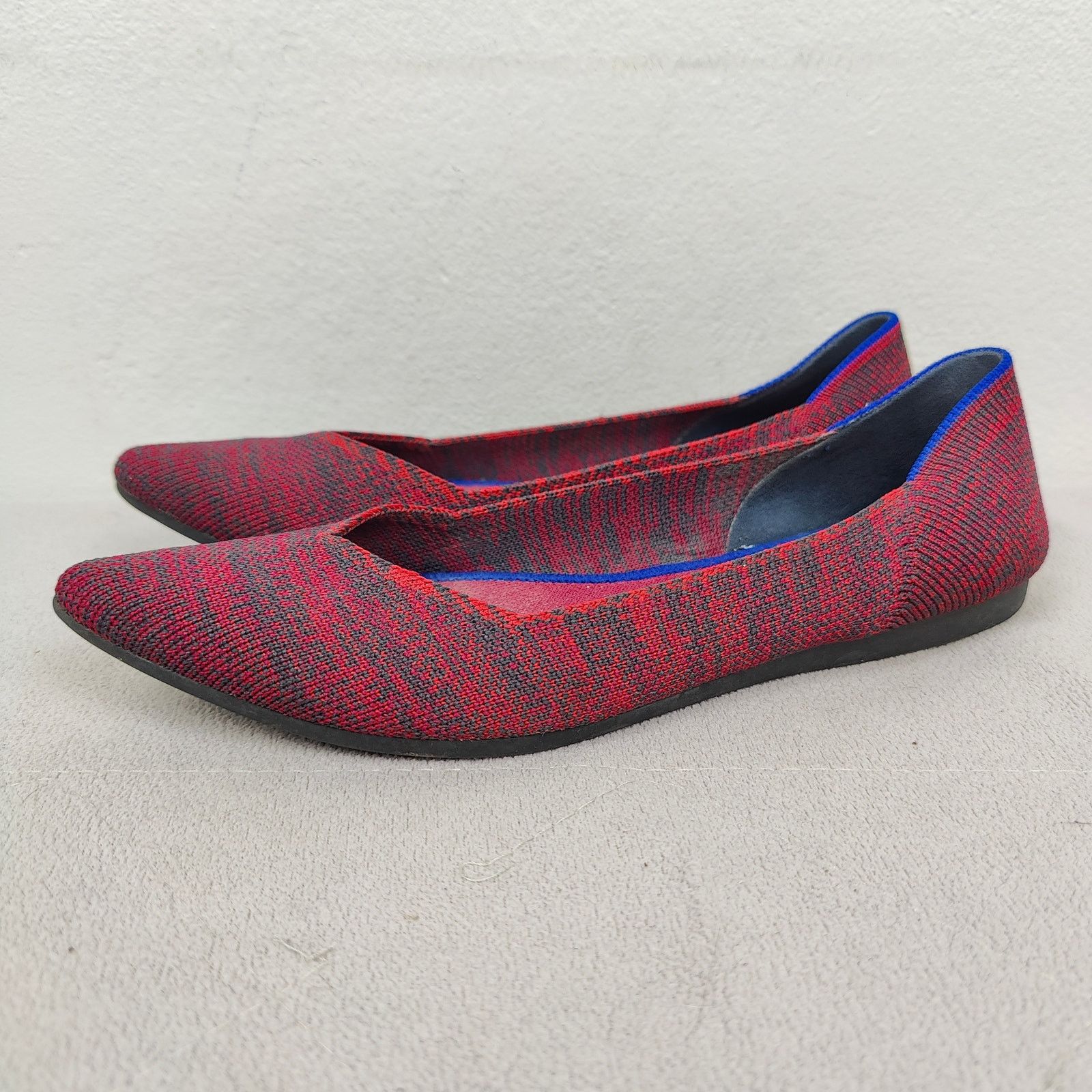 Other Rothy's The Point Flat Womens 6 Crimson Heather Red Size US 6 / IT 36 - 5 Thumbnail