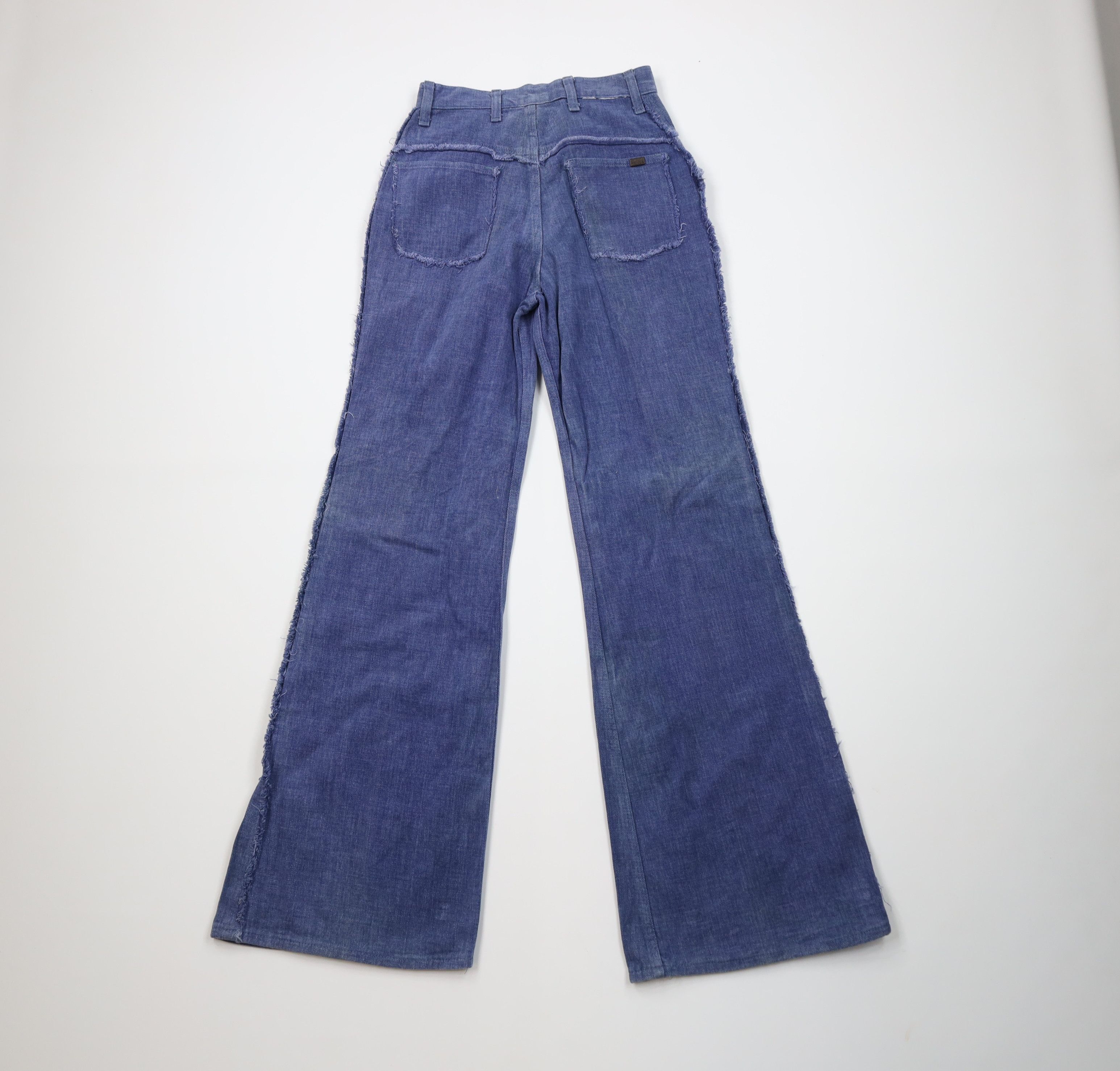 Vintage Vintage 70s Streetwear Cloth Bell Bottoms Jeans Blue USA Size 26" / US 2 / IT 38 - 11 Thumbnail