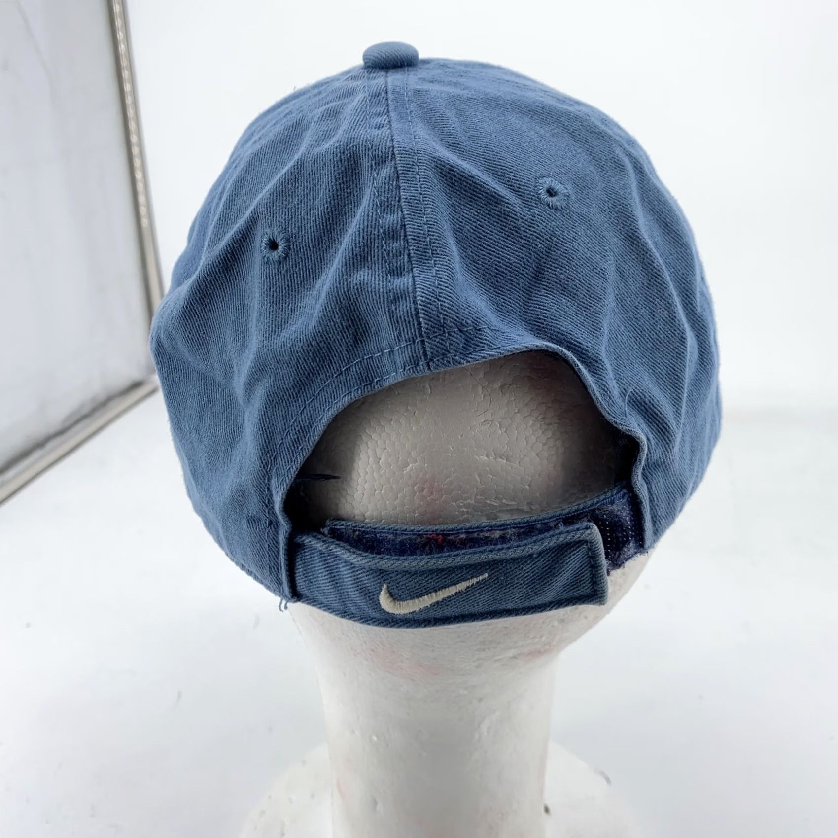 Nike Nike Hat Cap Strap Back Blue Embroidered Swoosh Just Do It Dad Baseball Mens One Size Size ONE SIZE - 3 Thumbnail