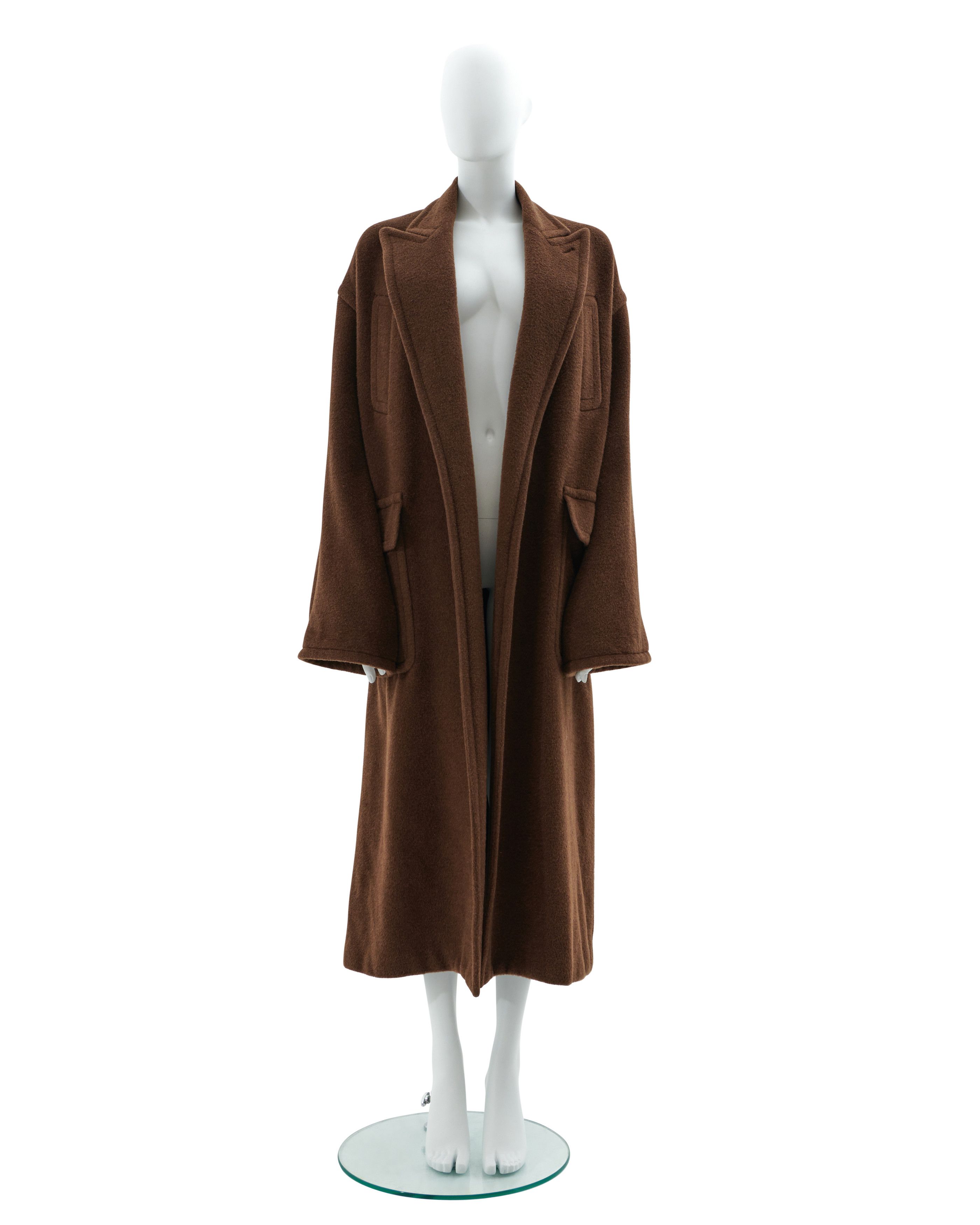 Jean Paul Gaultier F/W 1994 ‘Le Grand Voyage’ Caramel wool coat Size S / US 4 / IT 40 - 1 Thumbnail