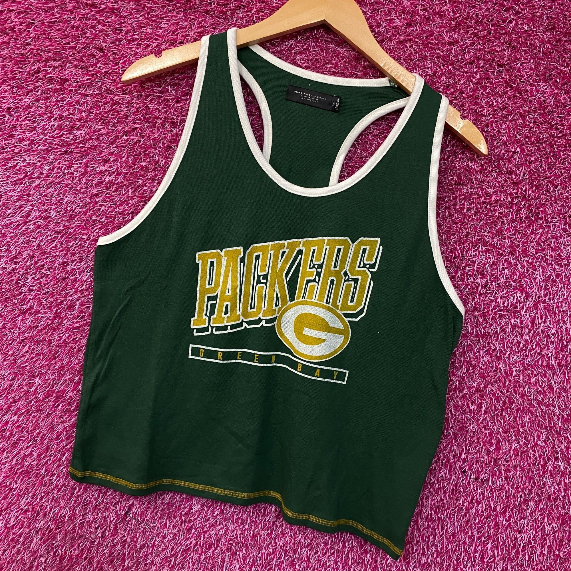 Junk Food Junk Food Clothing Green Bay Packers Tank Top 2XL Size XXL / US 16-18 / IT 52-54 - 3 Thumbnail