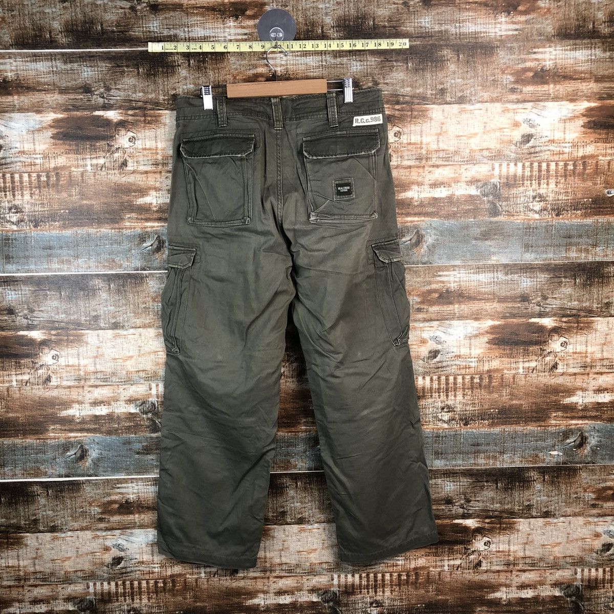 Japanese Brand DL Real Crush Clothing utility Cargo Multipocket Pants #C710 Size US 33 - 13 Thumbnail