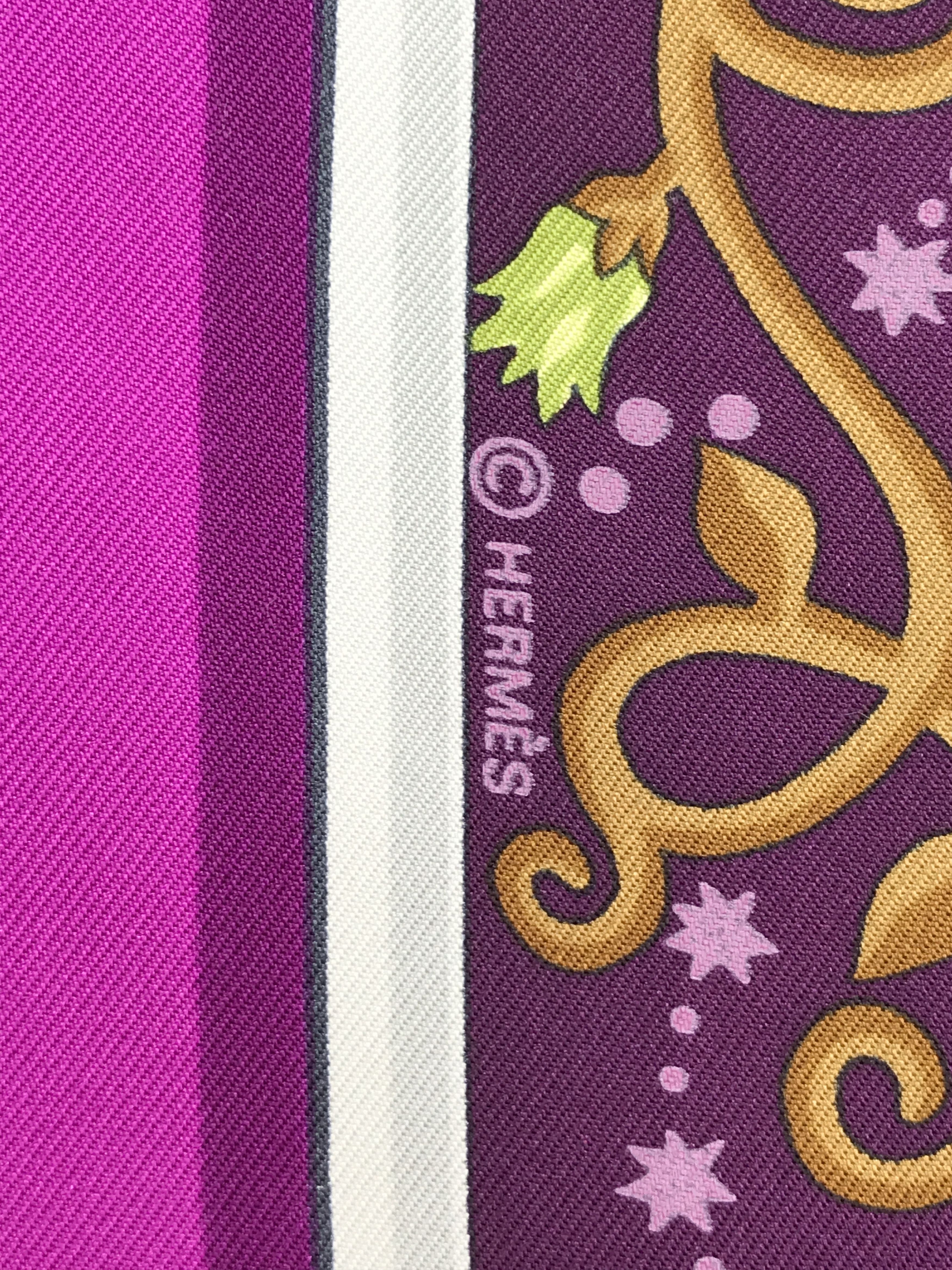 Hermes Vintage Hermes Silk Scarf Size ONE SIZE - 10 Thumbnail