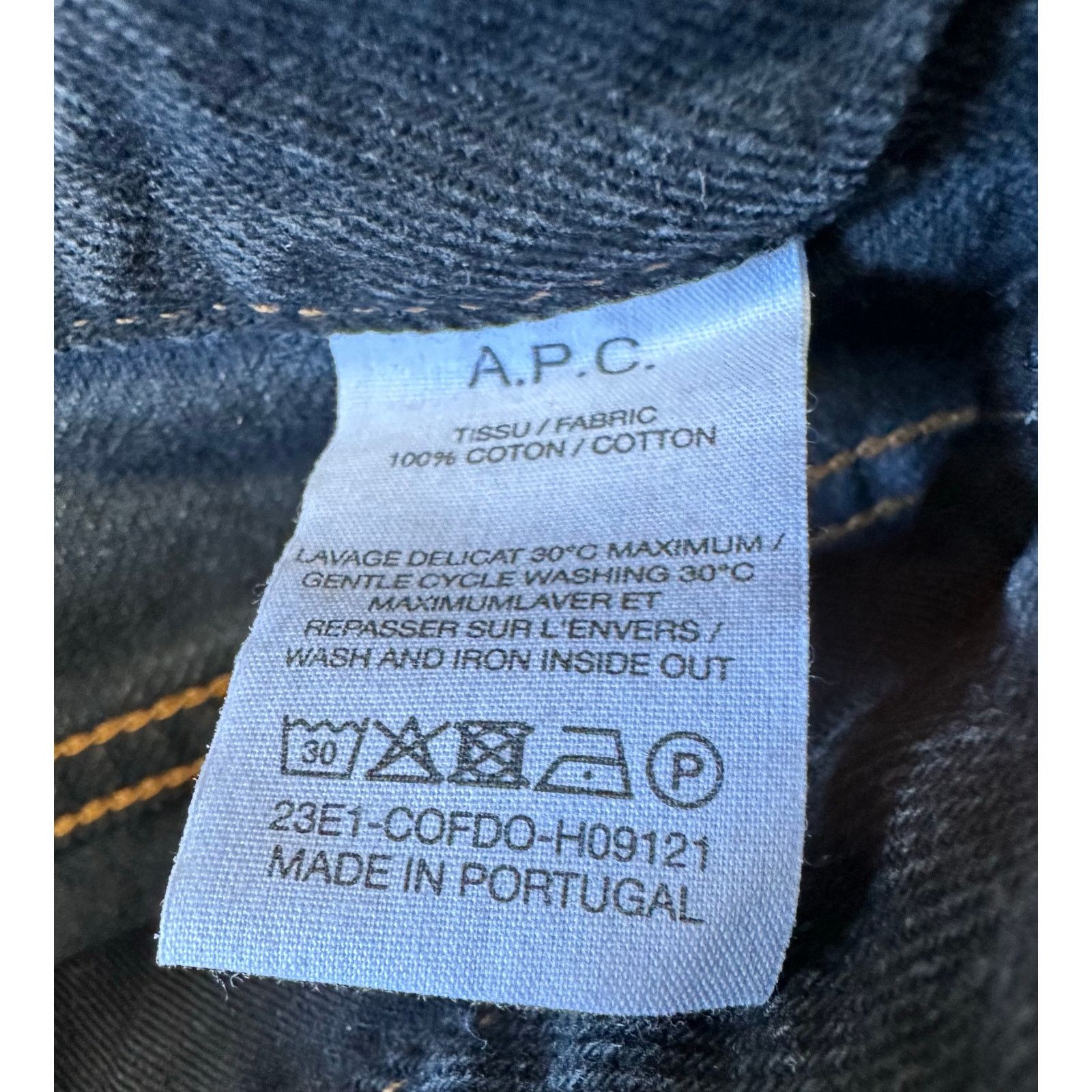 Other APC Mens Martin Denim Straight Jeans Size 27 Size US 27 - 6 Thumbnail