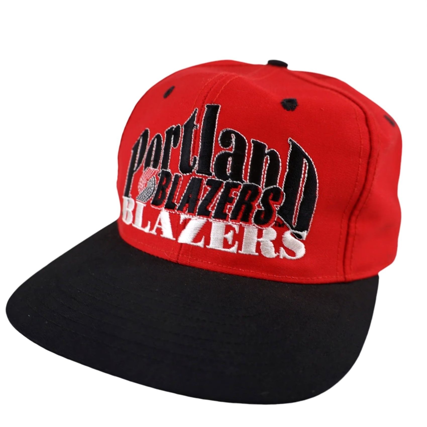 Vintage VINTAGE 90s Limited Edition 26 of 2000 Portland Blazers Snapback Hat Red Men OS Size 44L - 2 Thumbnail