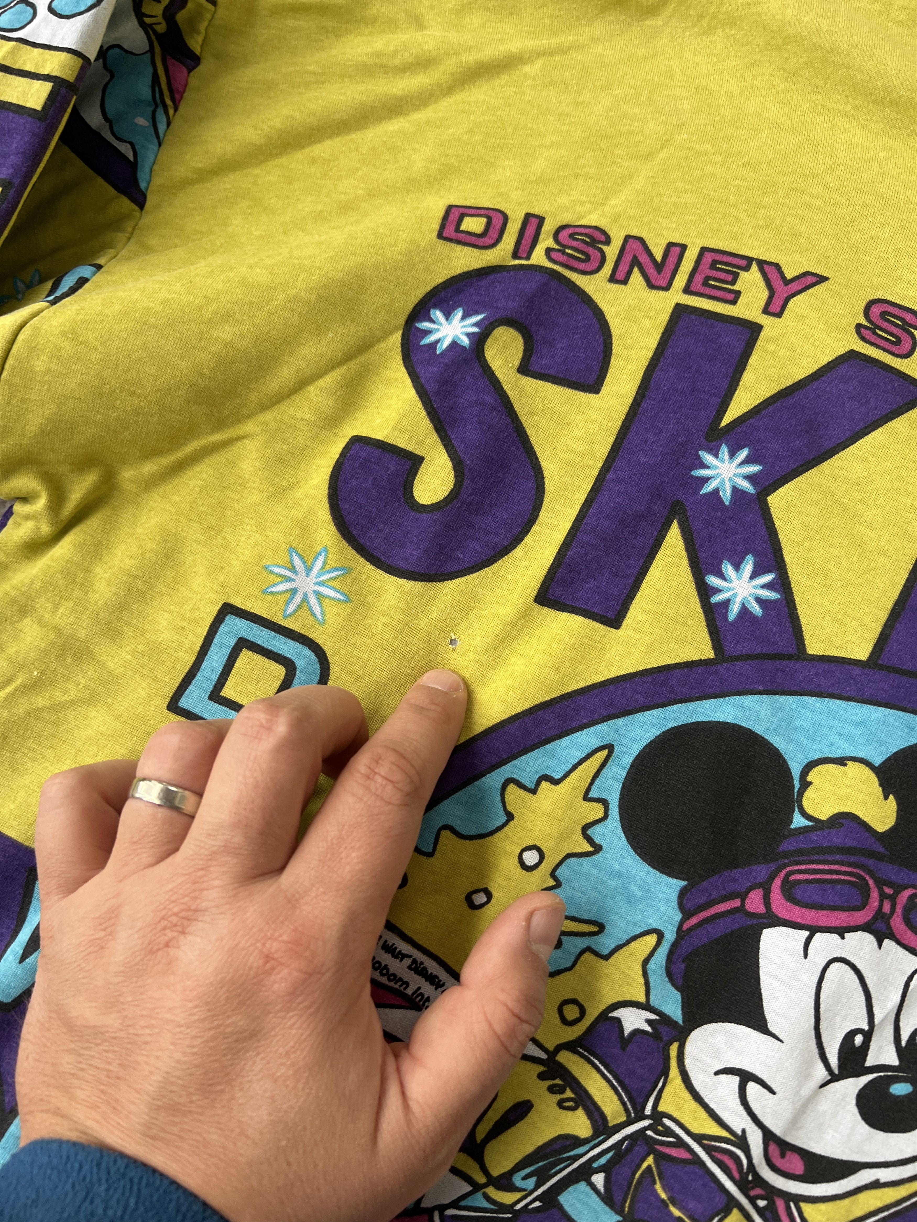 Disney Rare Disney Ski Fun Racing Mickey Mouse Vintage Size US L / EU 52-54 / 3 - 5 Thumbnail