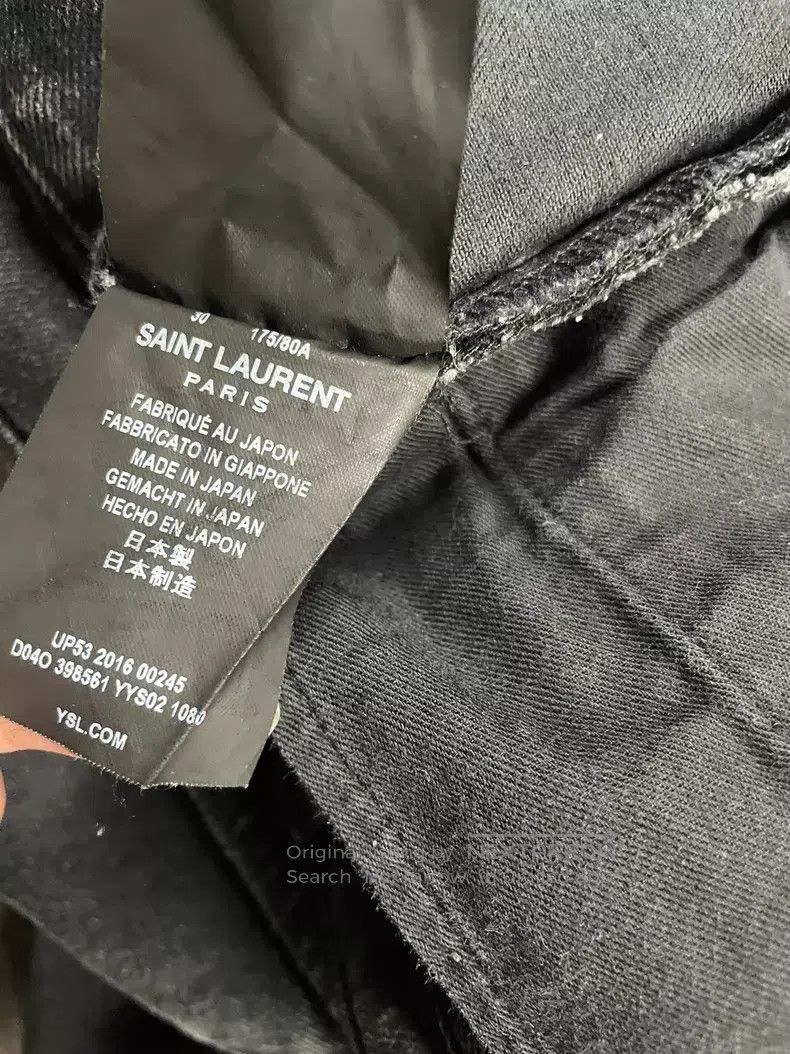 Saint Laurent Paris Saint Laurent Paris Double Knee Cut-out Destroyed Denim Pa Size US 30 / EU 46 - 9 Thumbnail