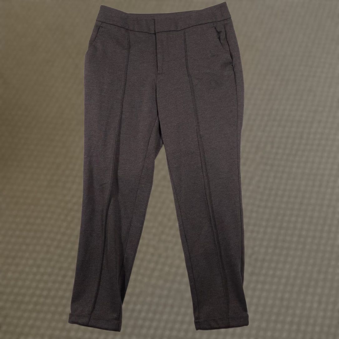 Nine West Nine West Dress Pants Womens 12 Gray Ponte Slim Tapered Fit Stretch Work Career Dress Pants Size 34" / US 12 / IT 48 - 1 Thumbnail