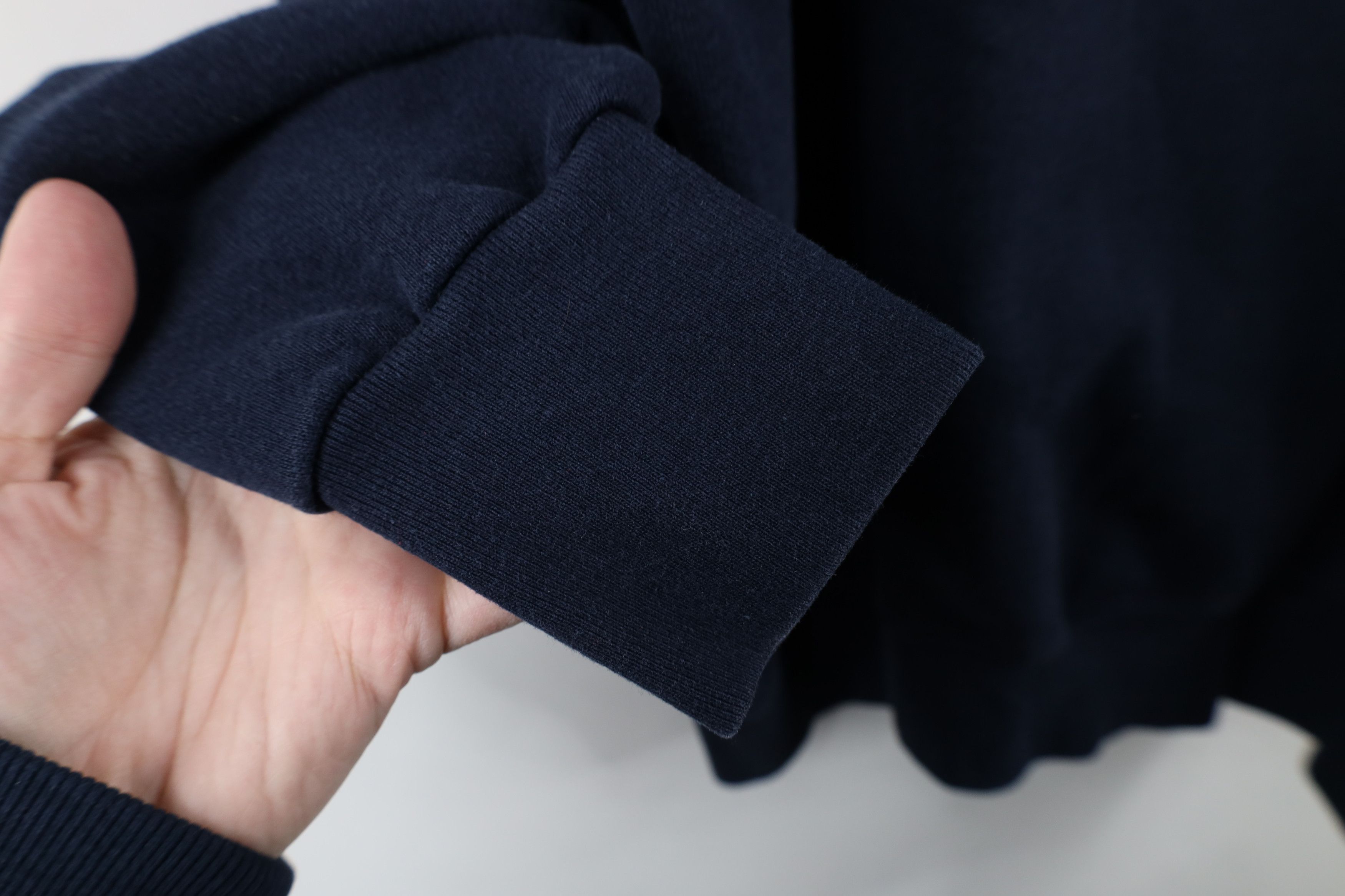 Vintage Vintage 90s Spell Schuller Crewneck Sweatshirt Navy Blue USA Size US XL / EU 56 / 4 - 6 Thumbnail