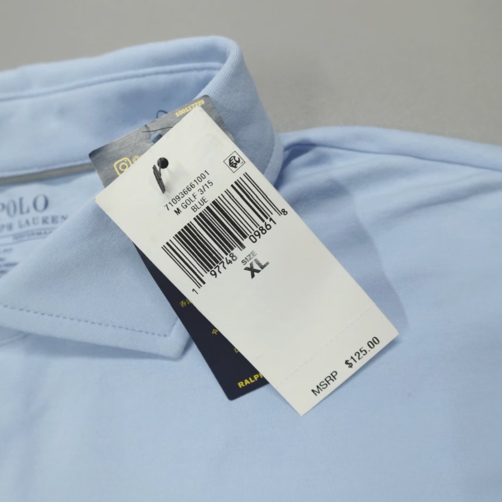 Ralph Lauren Ralph Lauren Performance Long Sleeve Polo Shirt Men's XL Blue Classic Fit Shirt Size US XL / EU 56 / 4 - 4 Thumbnail