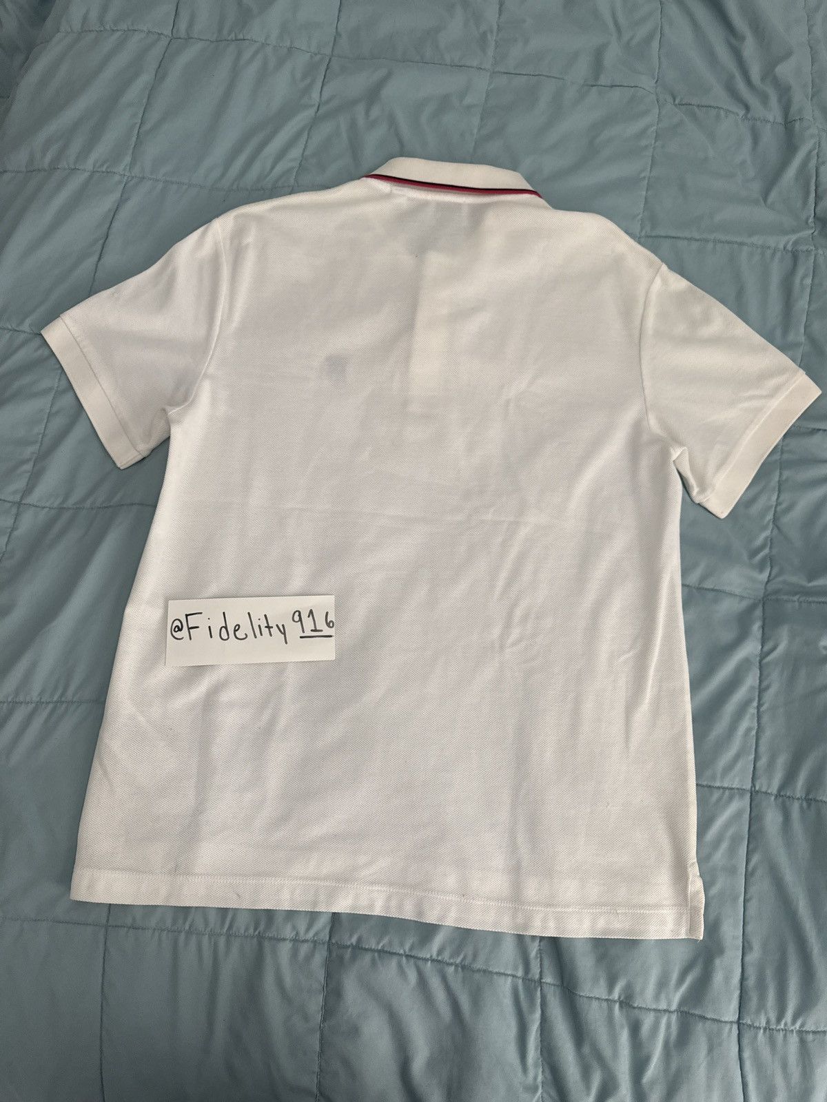 Burberry Burberry TB Logo Polo White Shirt Size US M / EU 48-50 / 2 - 4 Thumbnail