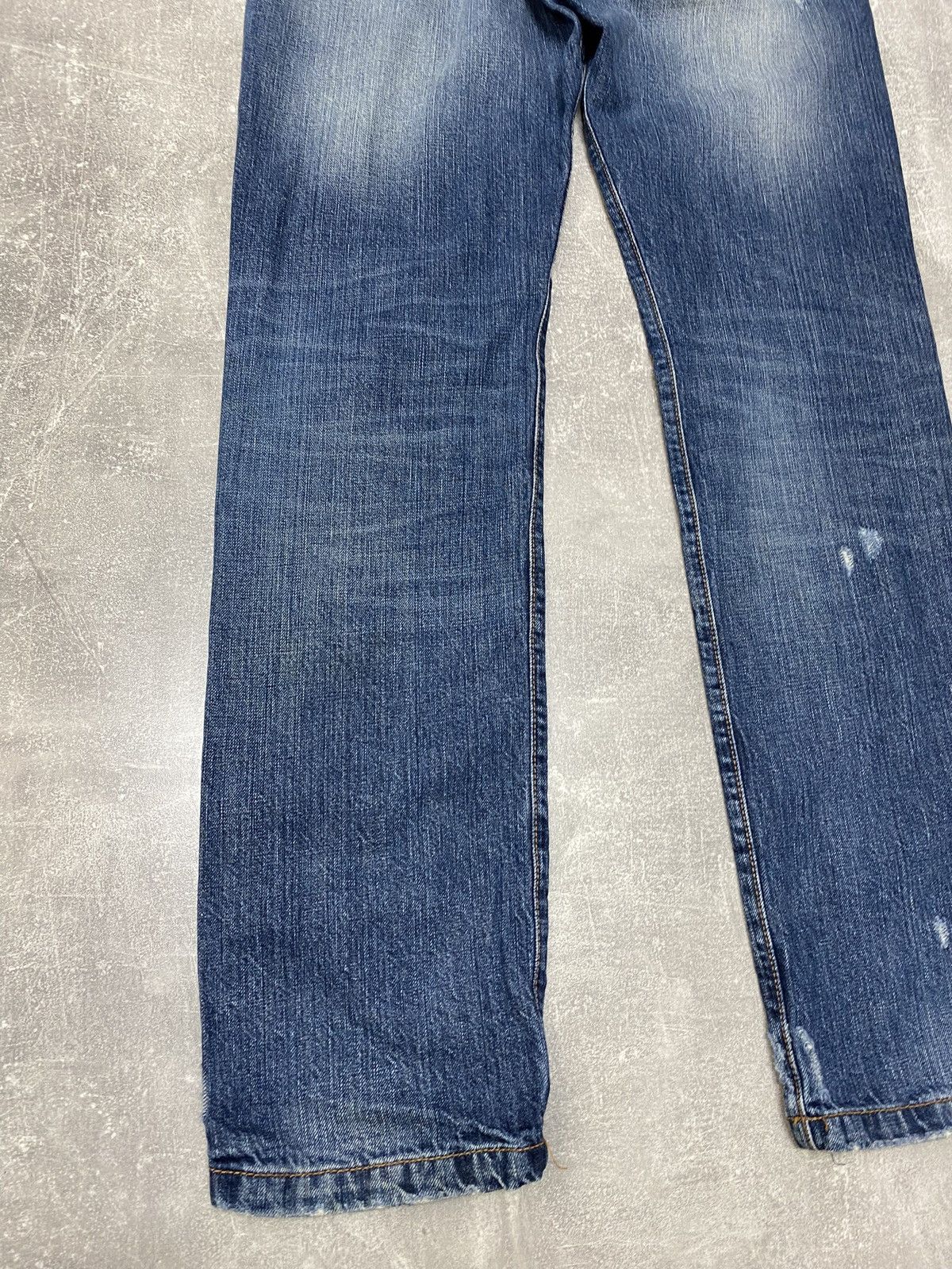 Designer × Dirk Bikkembergs Dirk Bikkembergs Sport Couture Cut Raw Denim Jeans Size US 34 / EU 50 - 20 Thumbnail